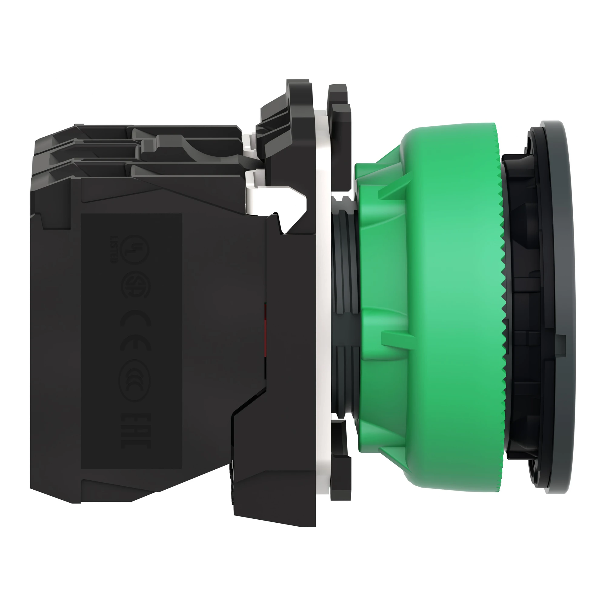 Schneider Electric XB5FW33B5 Illuminated Push Button, Harmony XB5F, Plastic, Antimicrobial, Green, 30mm, Universal LED, 1NC + 1NO, 24V ACDC (img_004)