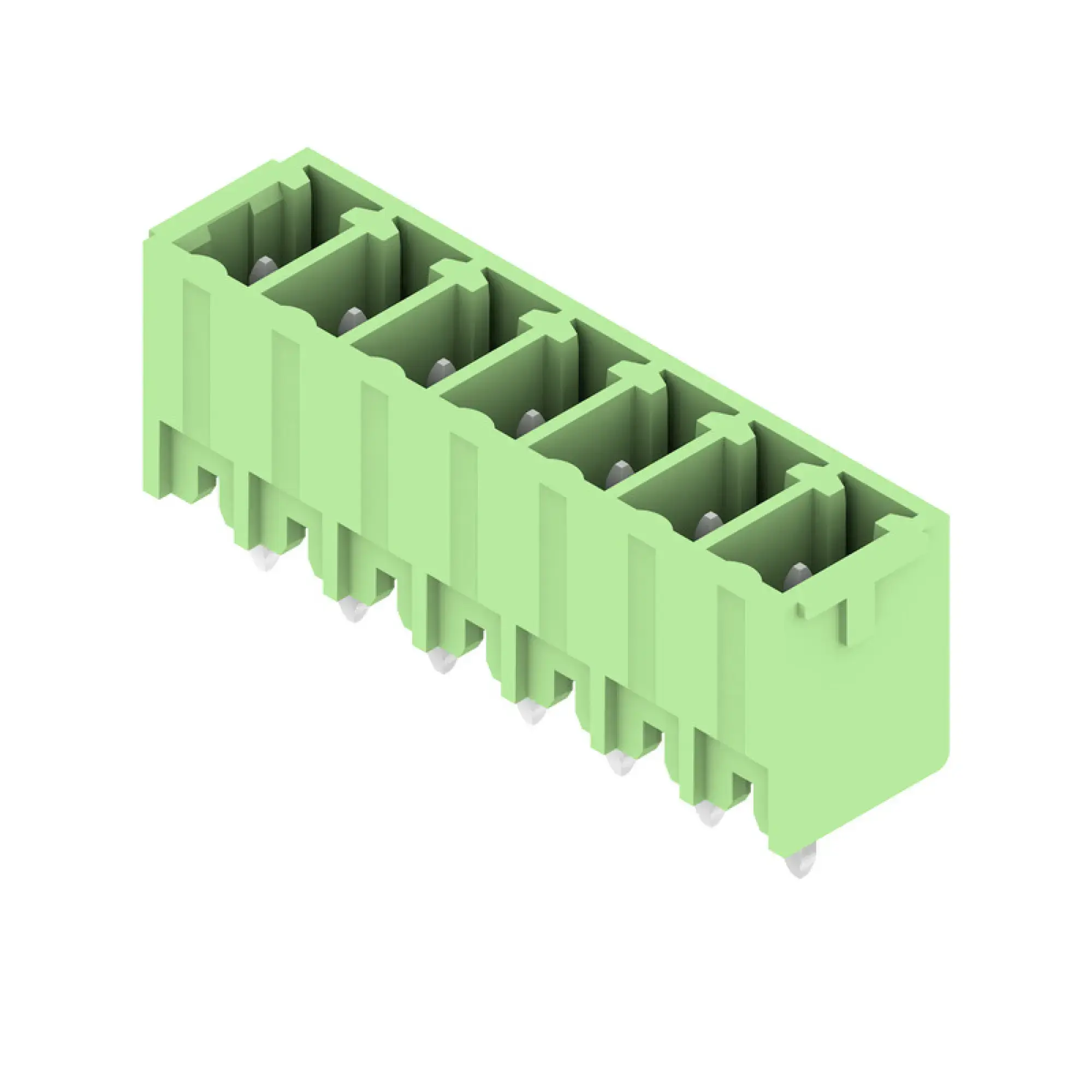 Weidmüller 1871480000 PCB connector (board connection), 160 V, 17.5 A, Pitch in mm: 3.81, Number of poles: 7, THT solder connection, Box (img_001) Weidmüller 1871480000 PCB connector (board connection), 160 V, 17.5 A, Pitch in mm: 3.81, Number of poles: 7, THT solder connection, Box (img_001)