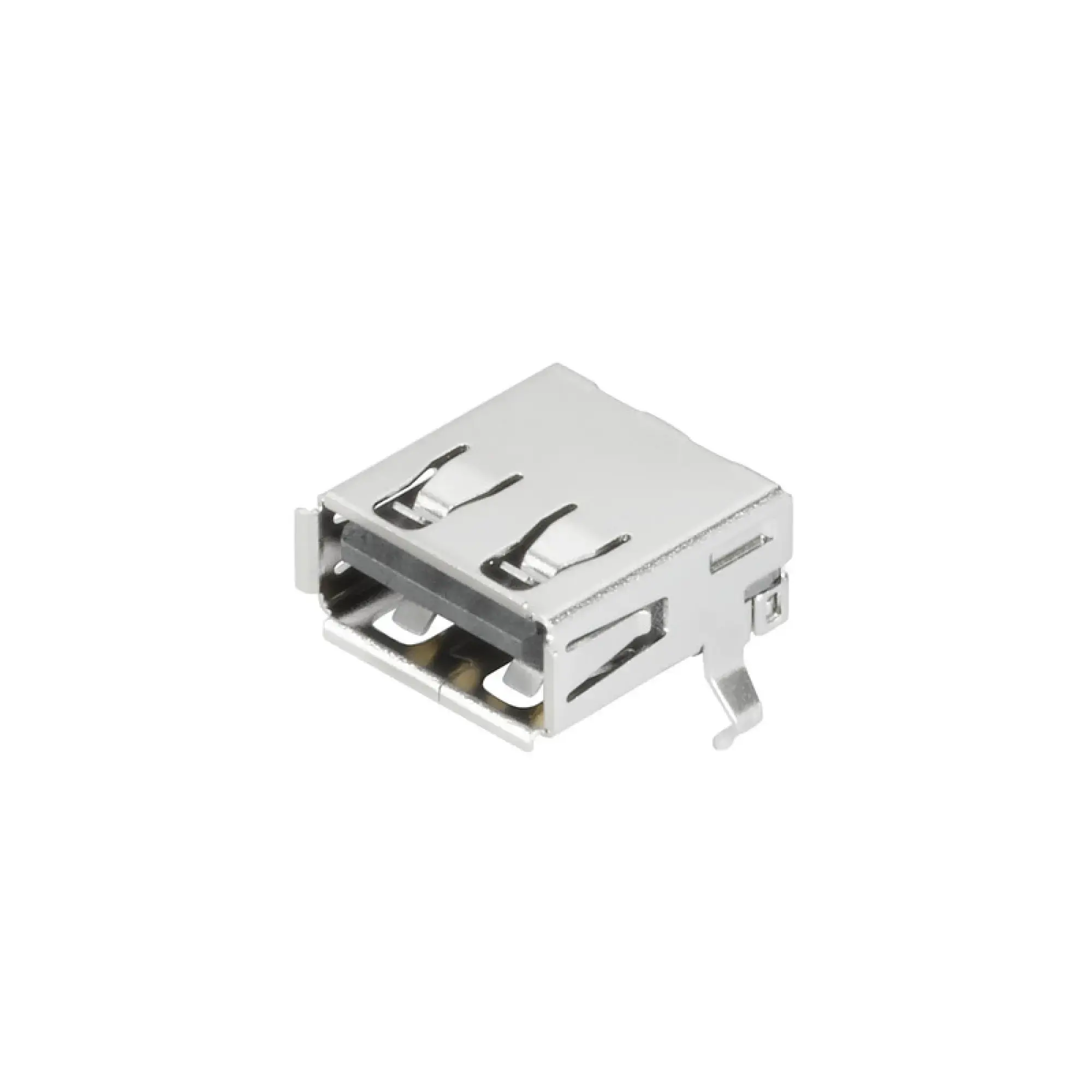 Weidmüller 2563720000 PCB connector USB jack, Type A, 480 Mbps , SMD solder connection, 30...80 µ" Ni / ≥ 30 µ" Au , Tray (manual assembly) (img_001)