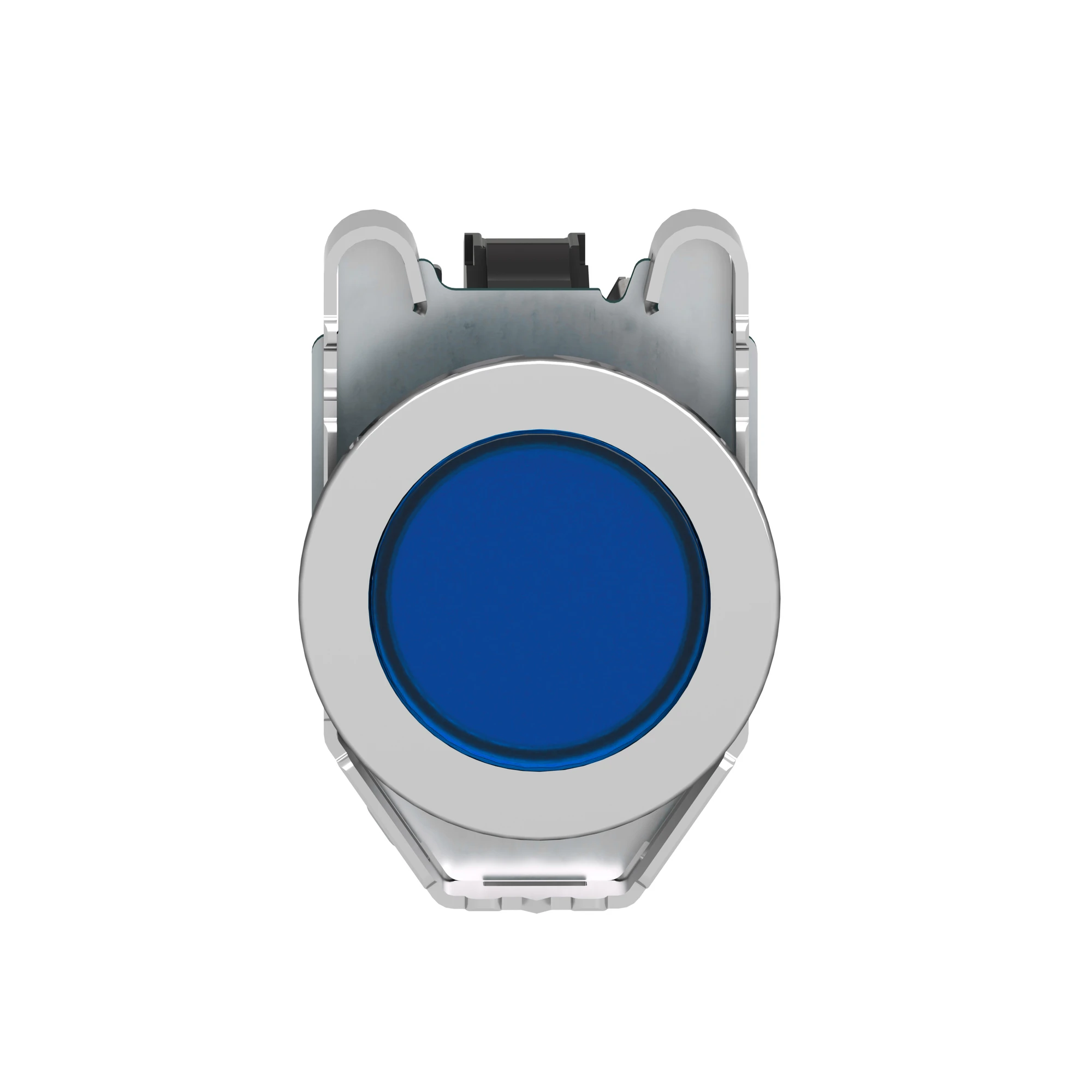 Schneider Electric XB4FVG6 Pilot light, Harmony XB4F, metal, 30mm, blue, universal LED, smooth dome, screw terminal, 110-120V AC (img_005)