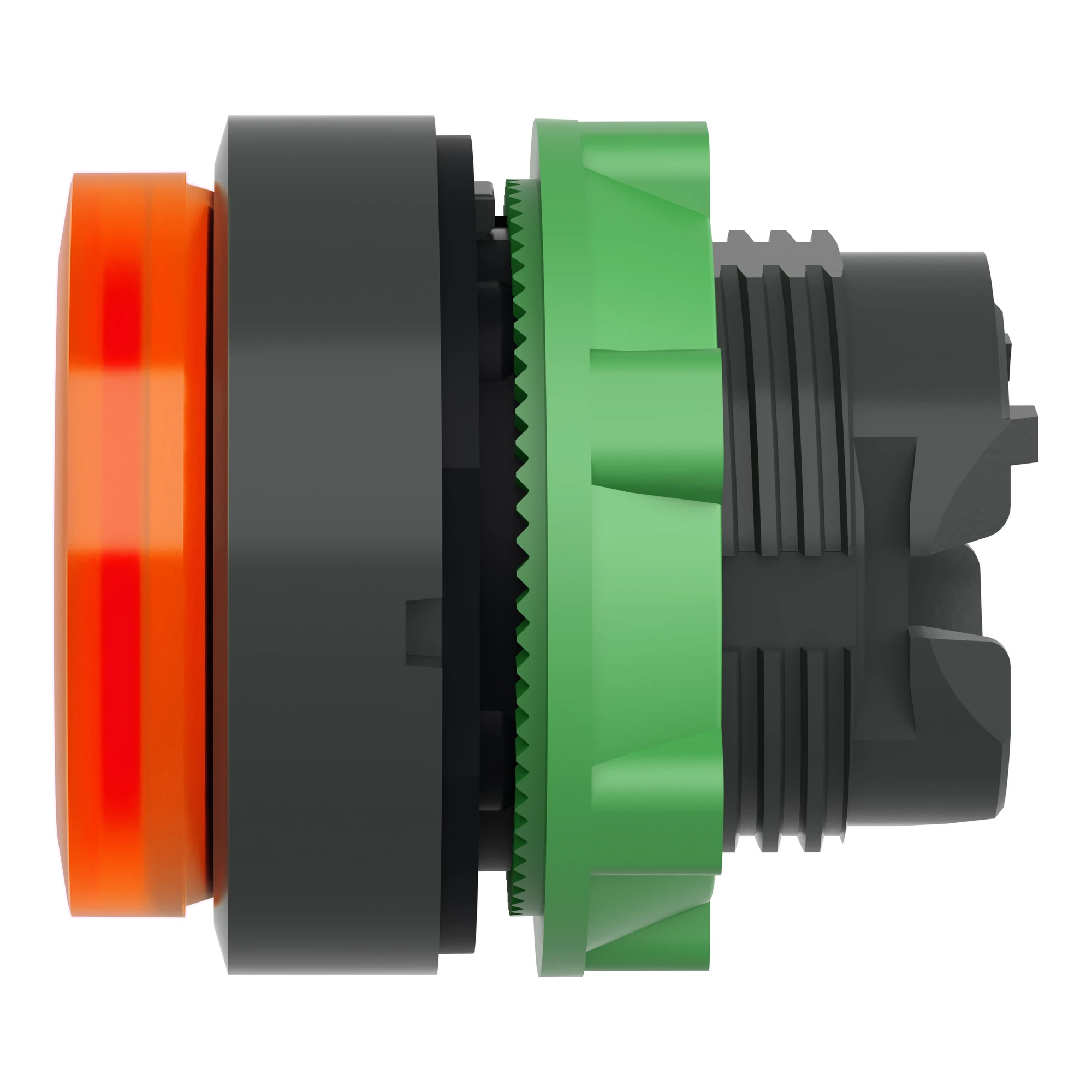 Schneider Electric ZB5AW153 Illuminated push-button, front element, Harmony XB5, plastic, 22mm, orange, protruding, for universal LED (img_004)