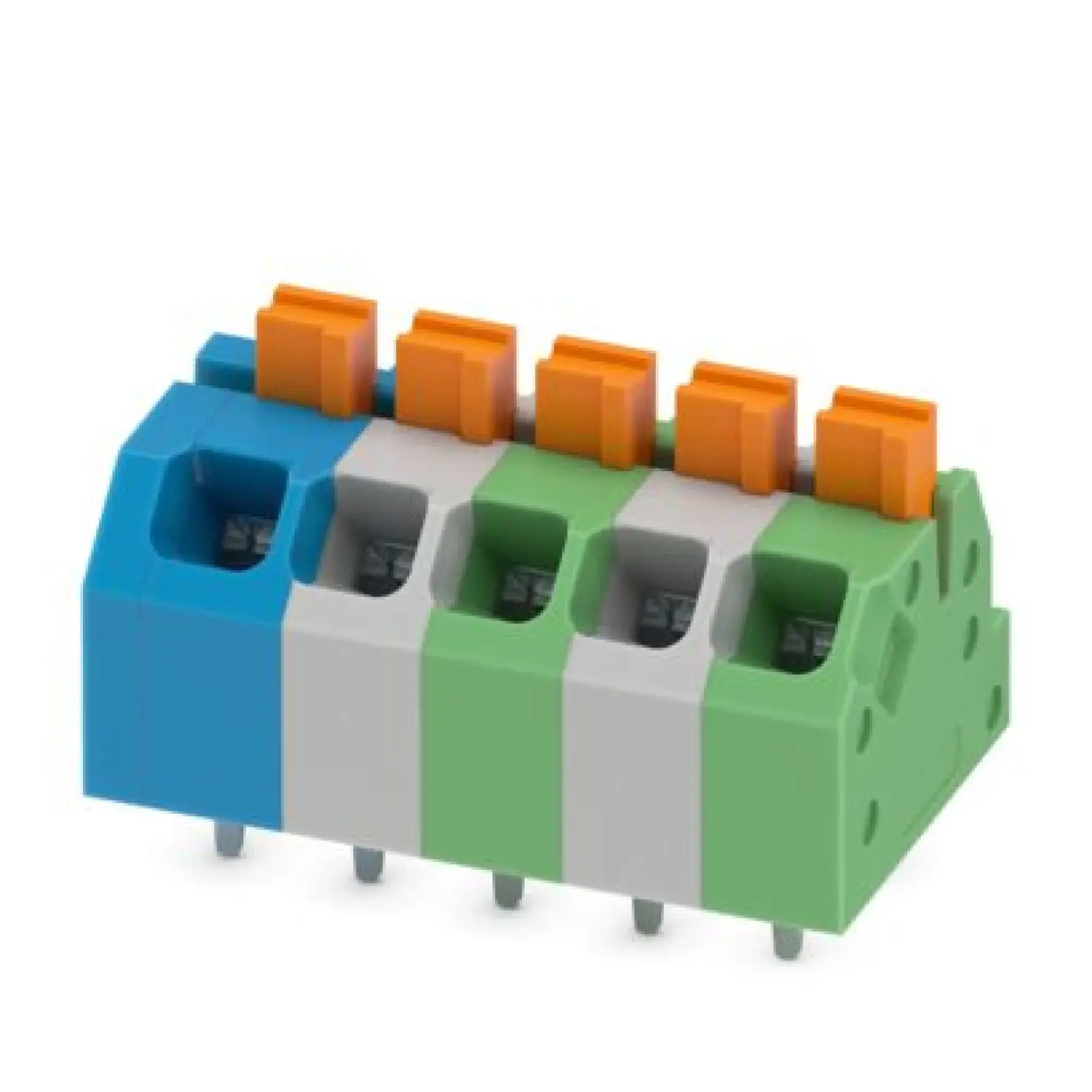Phoenix Contact 1822219 PCB terminal block SPTAF 1/ 5-3,5-EL MC:BU,GY,GN (img_001)
