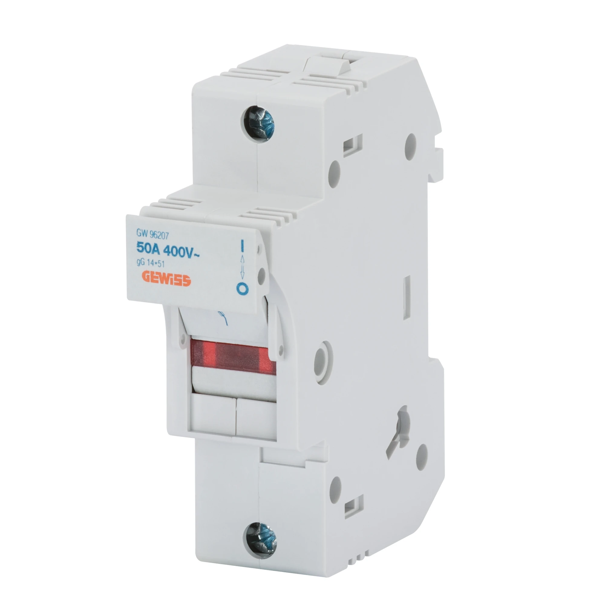 GEWISS GW96207 DISCONNECTABLE FUSE-HOLDER - 1P 14X51 690V 50A - 1,5 MODULES (img_001) GEWISS GW96207 DISCONNECTABLE FUSE-HOLDER - 1P 14X51 690V 50A - 1,5 MODULES (img_001)