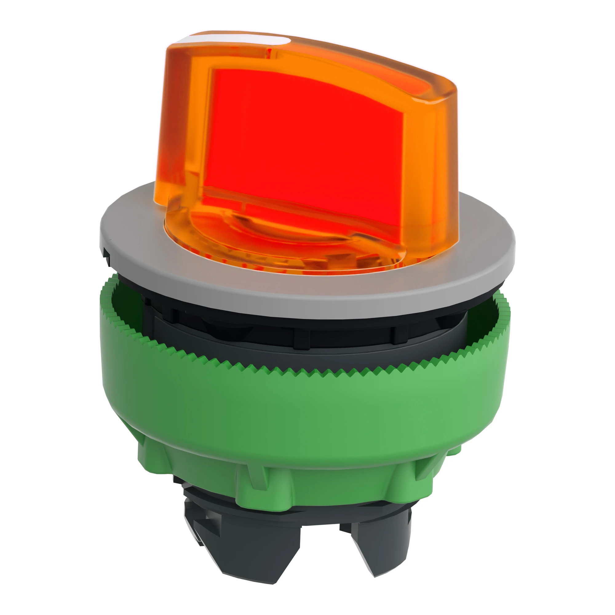 Schneider Electric ZB5FK1253C0 Illuminated Selector Switch, Front Element, Harmony XB5F, Plastic, 30mm, Orange, for Universal LED, 2 Positions, Latching (img_005) Schneider Electric ZB5FK1253C0 Illuminated Selector Switch, Front Element, Harmony XB5F, Plastic, 30mm, Orange, for Universal LED, 2 Positions, Latching (img_005)