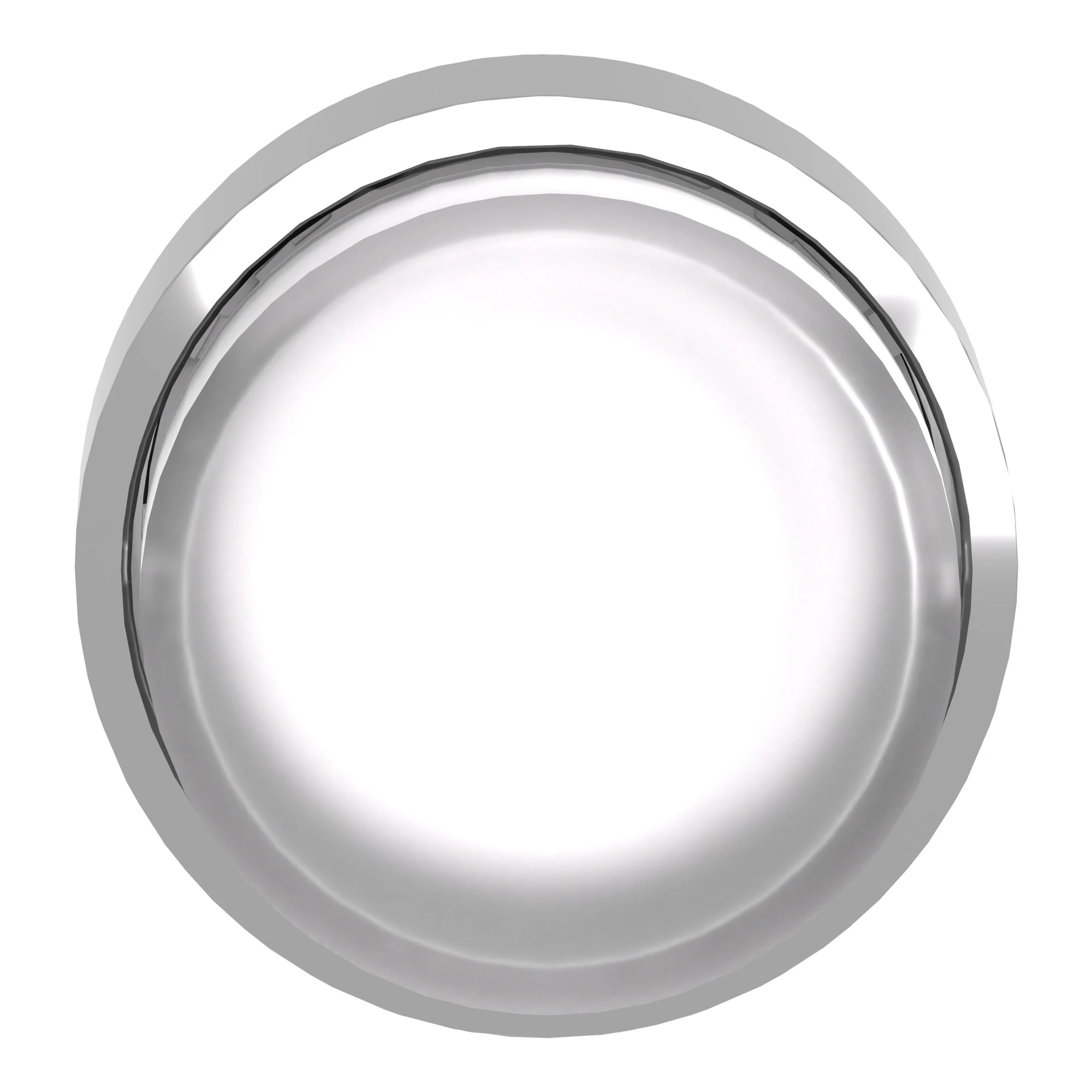 Schneider Electric ZB4BH13 Illuminated push-button, front element, Harmony XB4, metal, 22mm, white, protruding, for universal LED, latching (img_004)