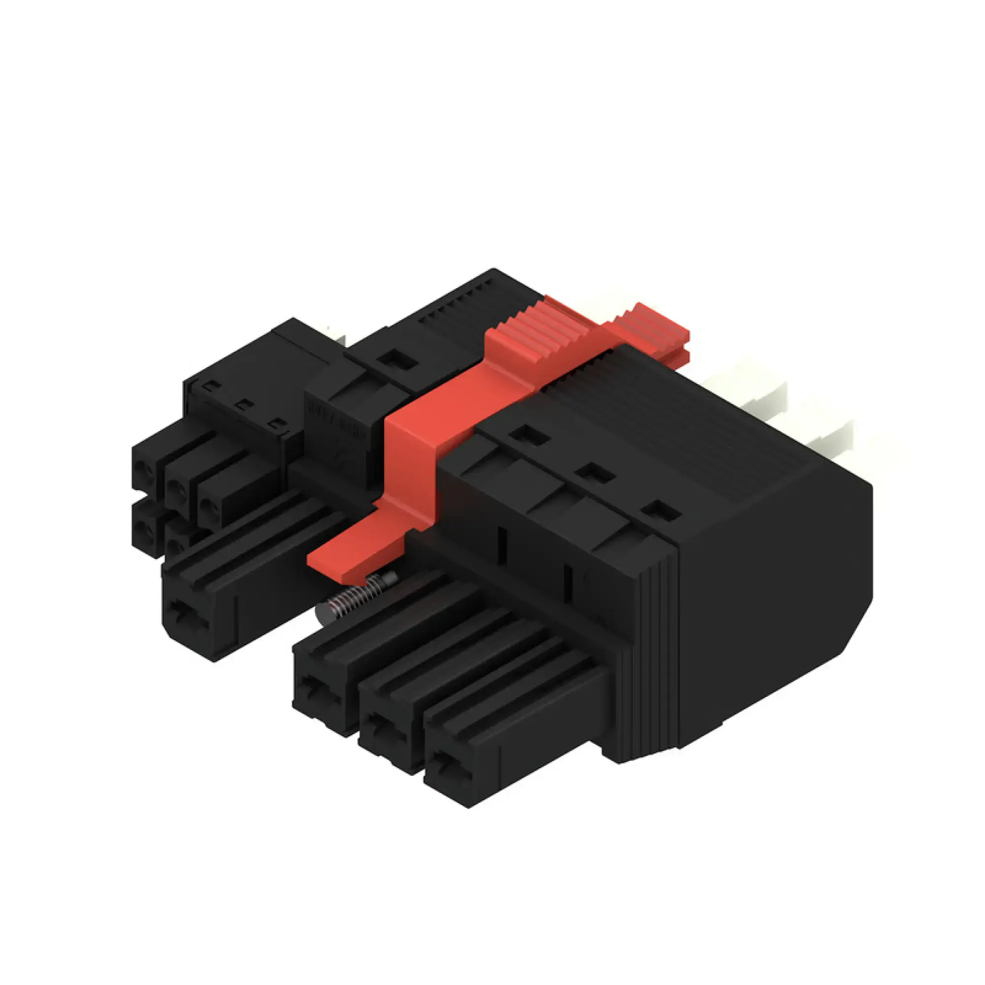 Weidmüller 2549570000 Hybrid connector (wire connection), 7.62 mm, Number of poles: 4, PUSH IN with actuator (img_001) Weidmüller 2549570000 Hybrid connector (wire connection), 7.62 mm, Number of poles: 4, PUSH IN with actuator (img_001)