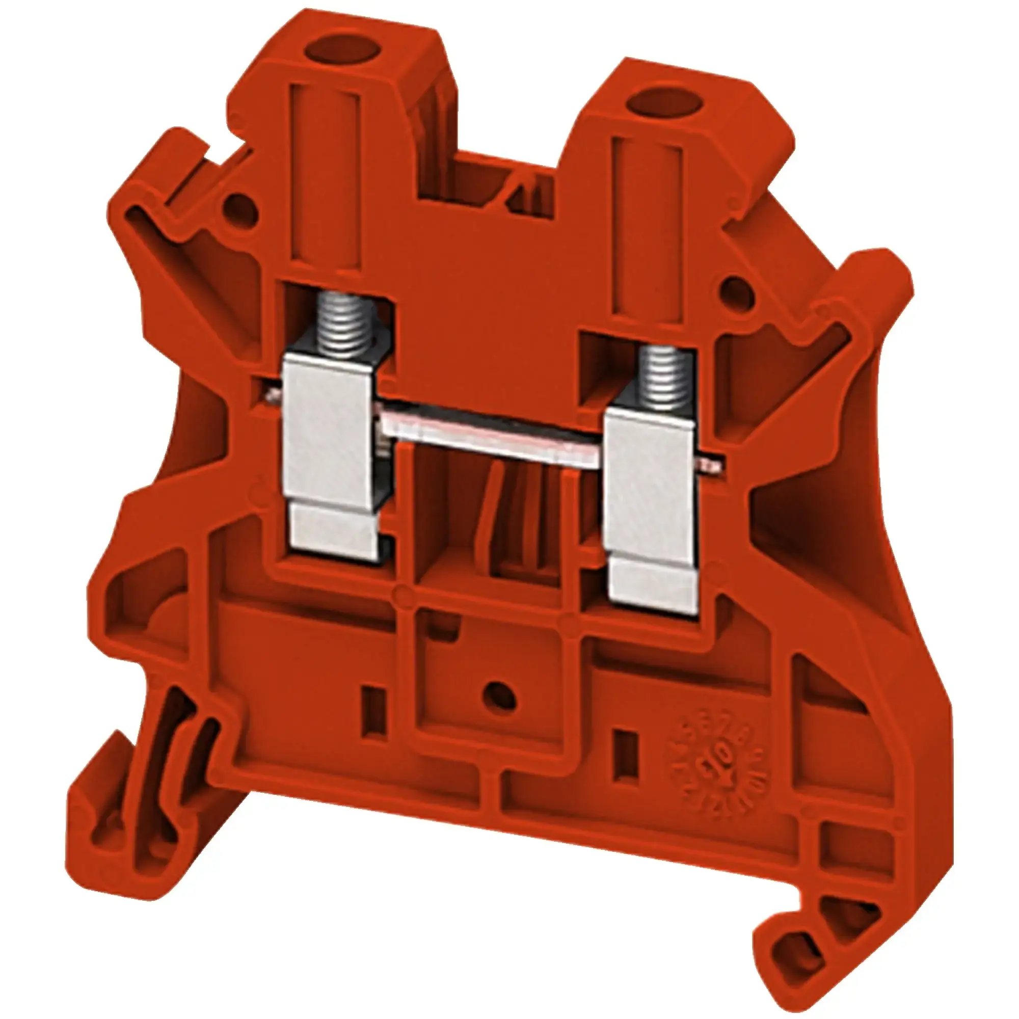 Schneider Electric NSYTRV42RD Linergy terminal block for through-wiring, 4mm2, 32A, 1 level, 1x1, screw, red (img_002)