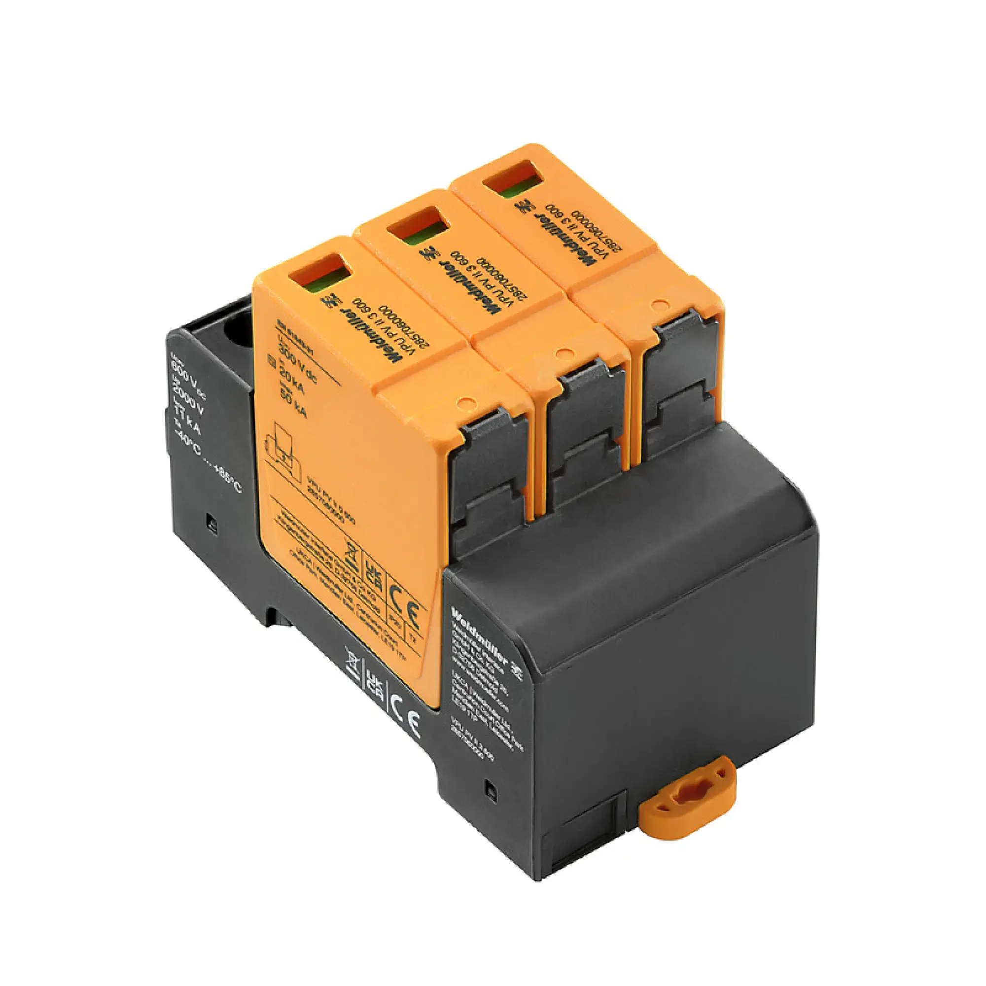 Weidmüller 2857060000 Surge voltage arrester (power supply systems), Surge protection II, Type II, DC, 600 V (img_001) Weidmüller 2857060000 Surge voltage arrester (power supply systems), Surge protection II, Type II, DC, 600 V (img_001)