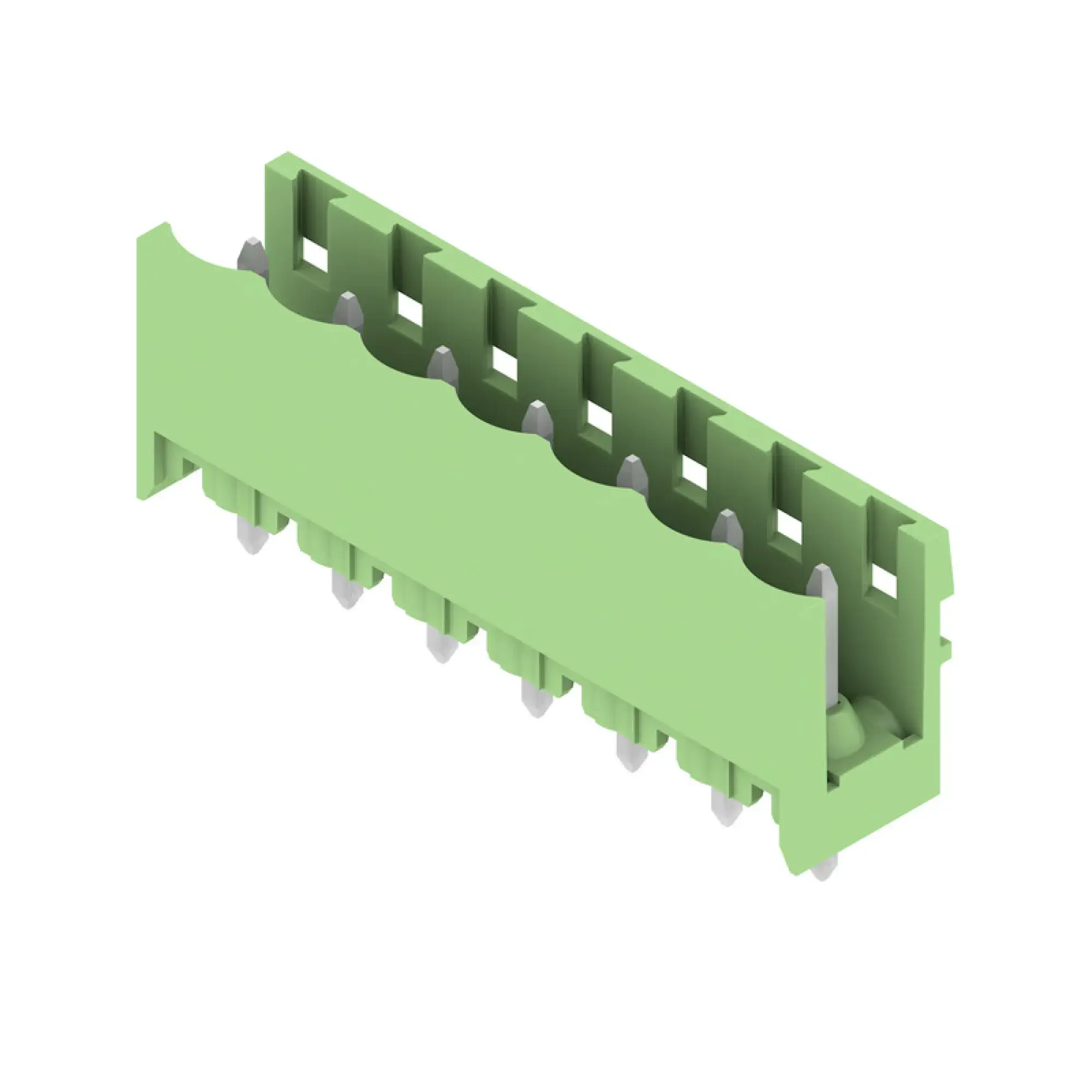 Weidmüller 1401840000 PCB connector (board connection), 320 V, 24 A, Pitch in mm: 5.08, Number of poles: 7, THT solder connection, Box (img_001)