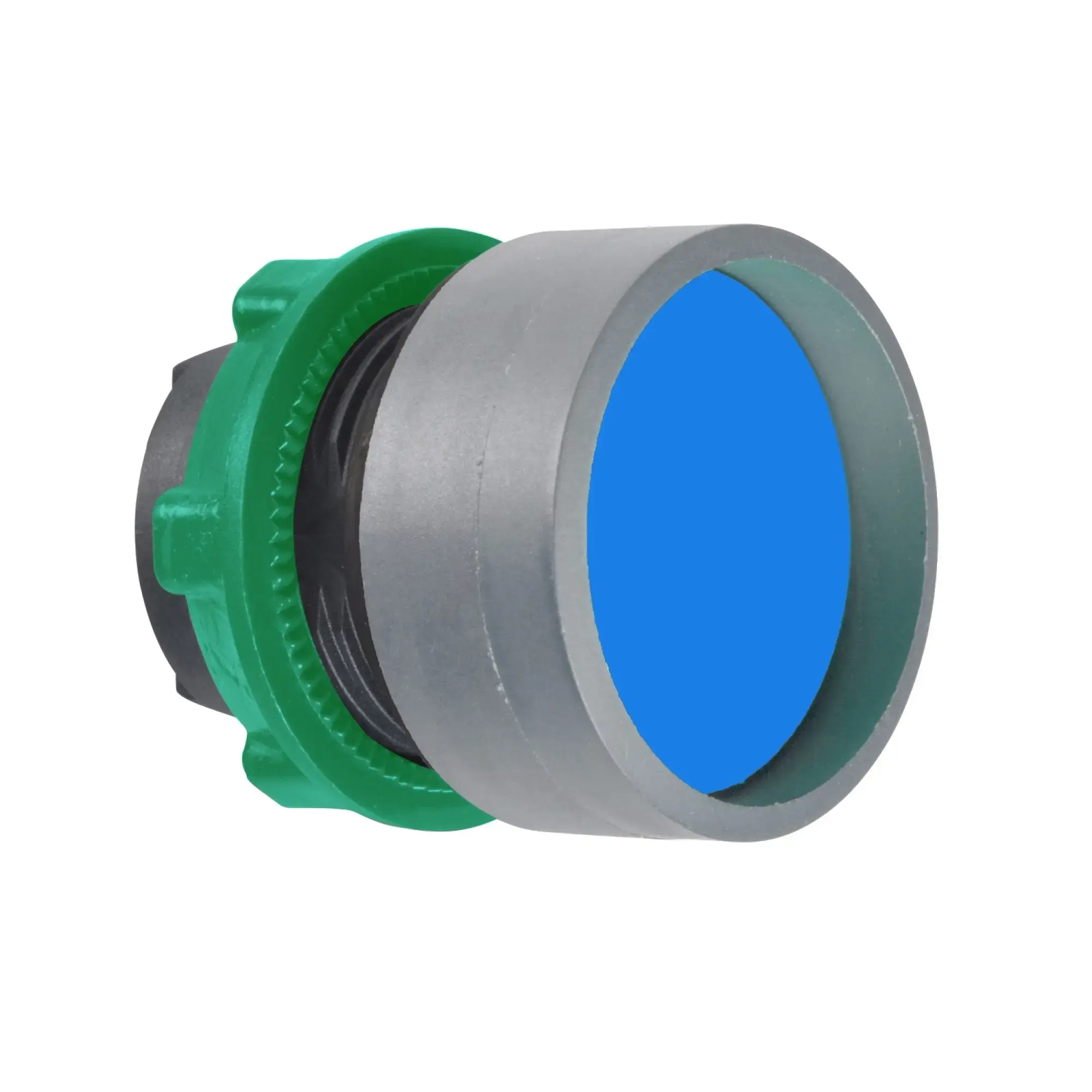 Schneider Electric ZB5AA66C0 Push button, Front element, Harmony XB5, Plastic, 22mm, light gray, blue, reset, unmarked, momentary (img_002) Schneider Electric ZB5AA66C0 Push button, Front element, Harmony XB5, Plastic, 22mm, light gray, blue, reset, unmarked, momentary (img_002)