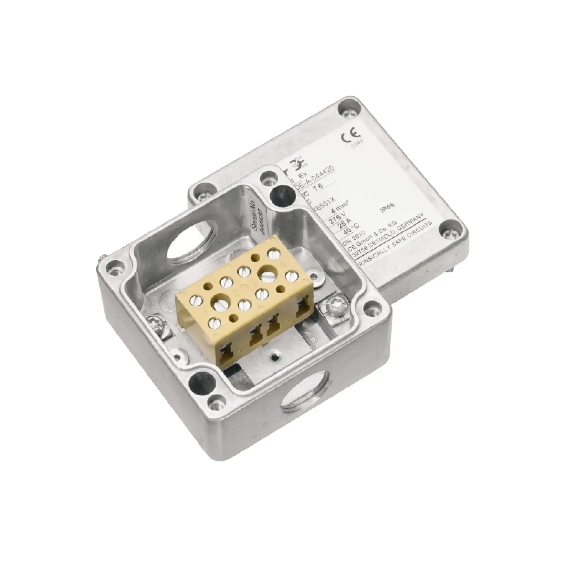 Weidmüller 8000004203 Atex metal enclosure assembled, Aluminium AlSi12, 70 x 70 x 45 mm (img_001)