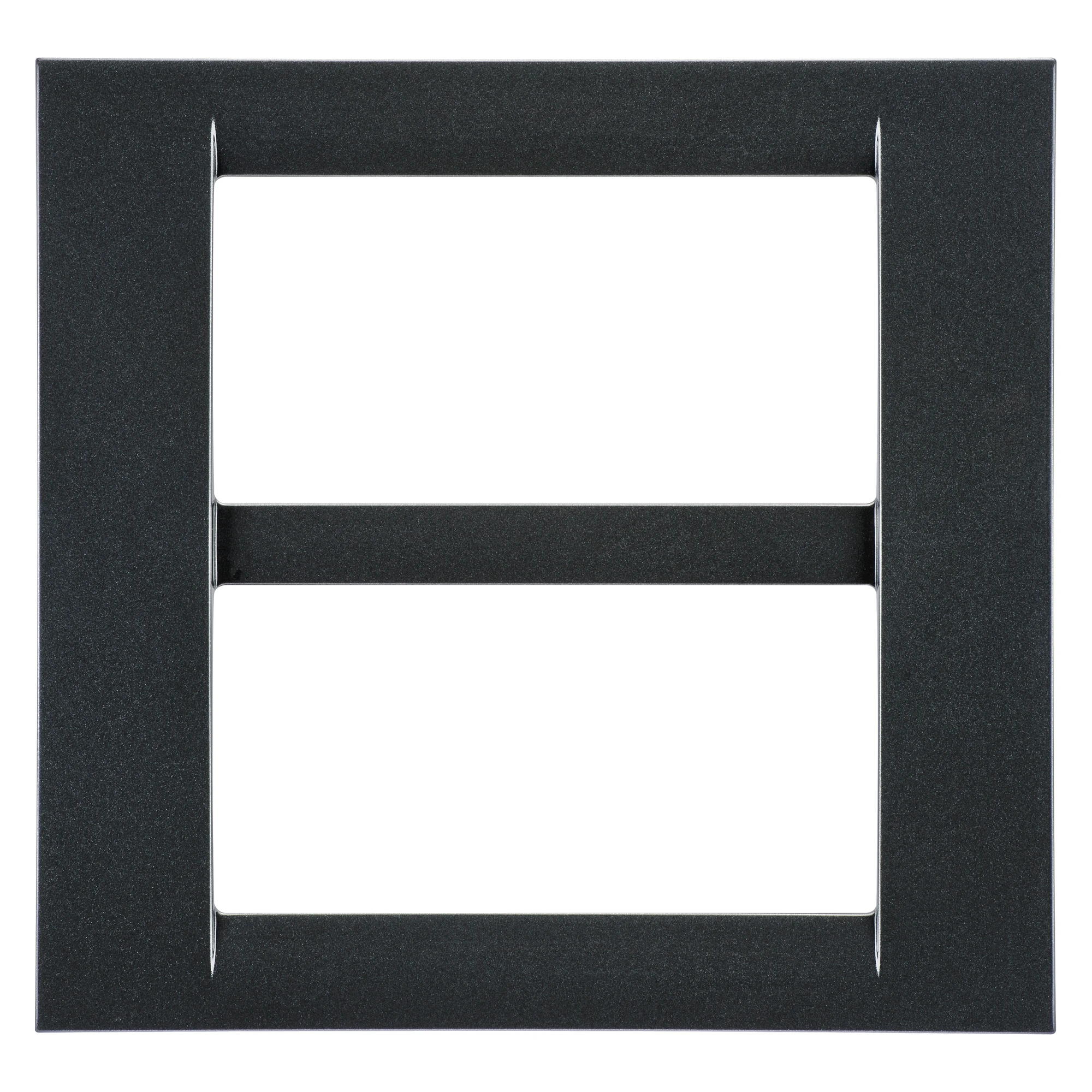 GEWISS GW22297 VIRNA PLATE - IN TECHNOPOLYMER GLOSS FINISHING - 8 GANG (4+4 OVERLAPPING) - METALLIC SLATE - SYSTEM (img_001) GEWISS GW22297 VIRNA PLATE - IN TECHNOPOLYMER GLOSS FINISHING - 8 GANG (4+4 OVERLAPPING) - METALLIC SLATE - SYSTEM (img_001)