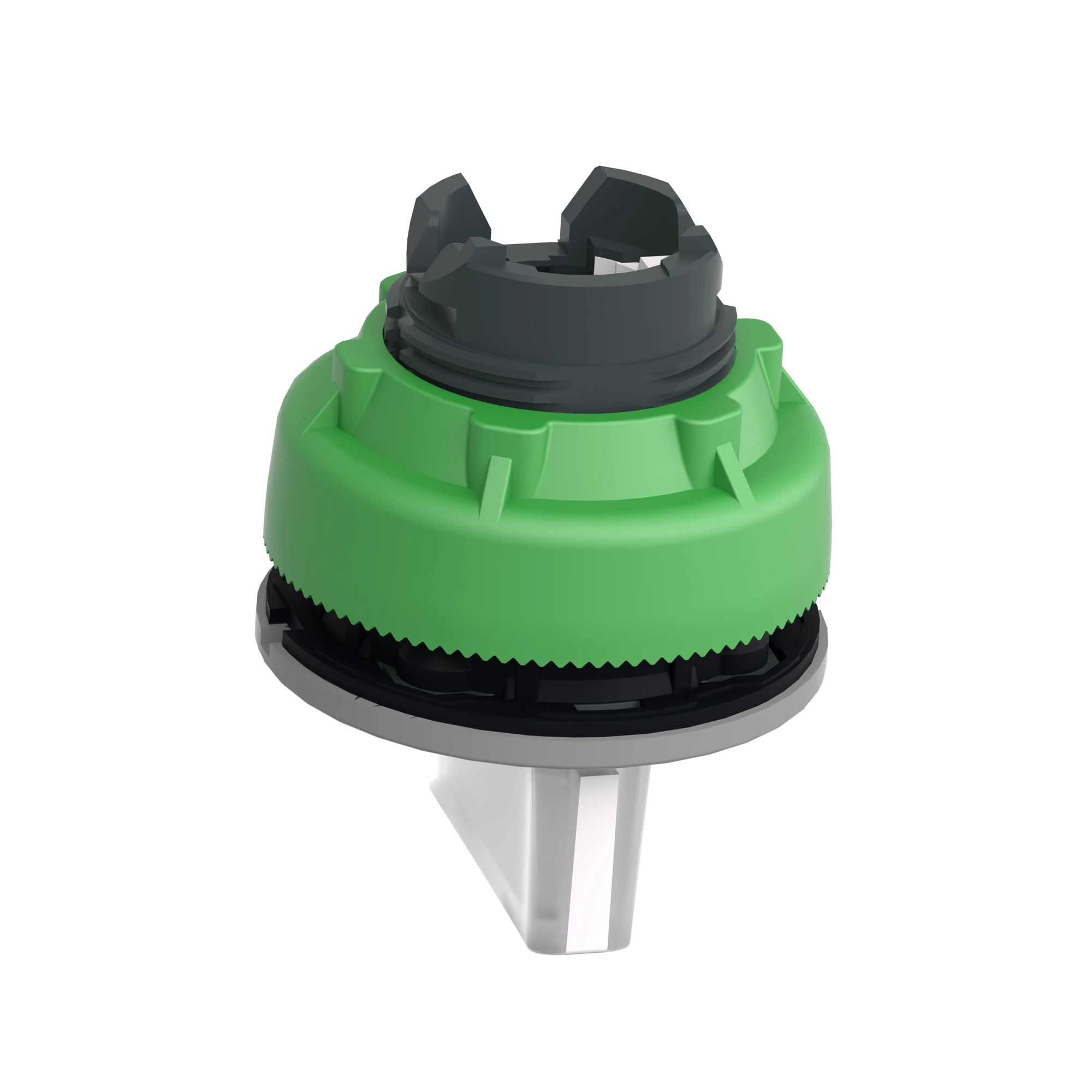 Schneider Electric ZB5FK1513C0 Illuminated selector switch, front element, Harmony XB5F, plastic, 30mm, white, for universal LED, 3 positions, center detent (img_008)