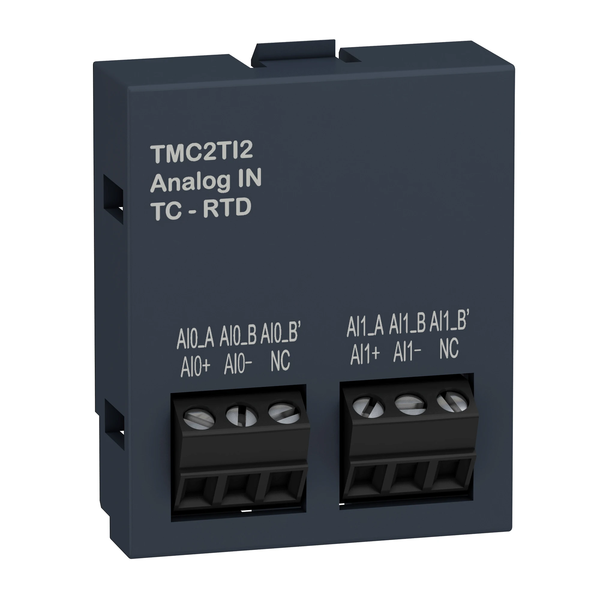 Schneider Electric TMC2TI2 Plug-in module, Modicon M221, I/O extension, 2 temperature inputs, 12 bit resolution, screw terminals (img_001) Schneider Electric TMC2TI2 Plug-in module, Modicon M221, I/O extension, 2 temperature inputs, 12 bit resolution, screw terminals (img_001)