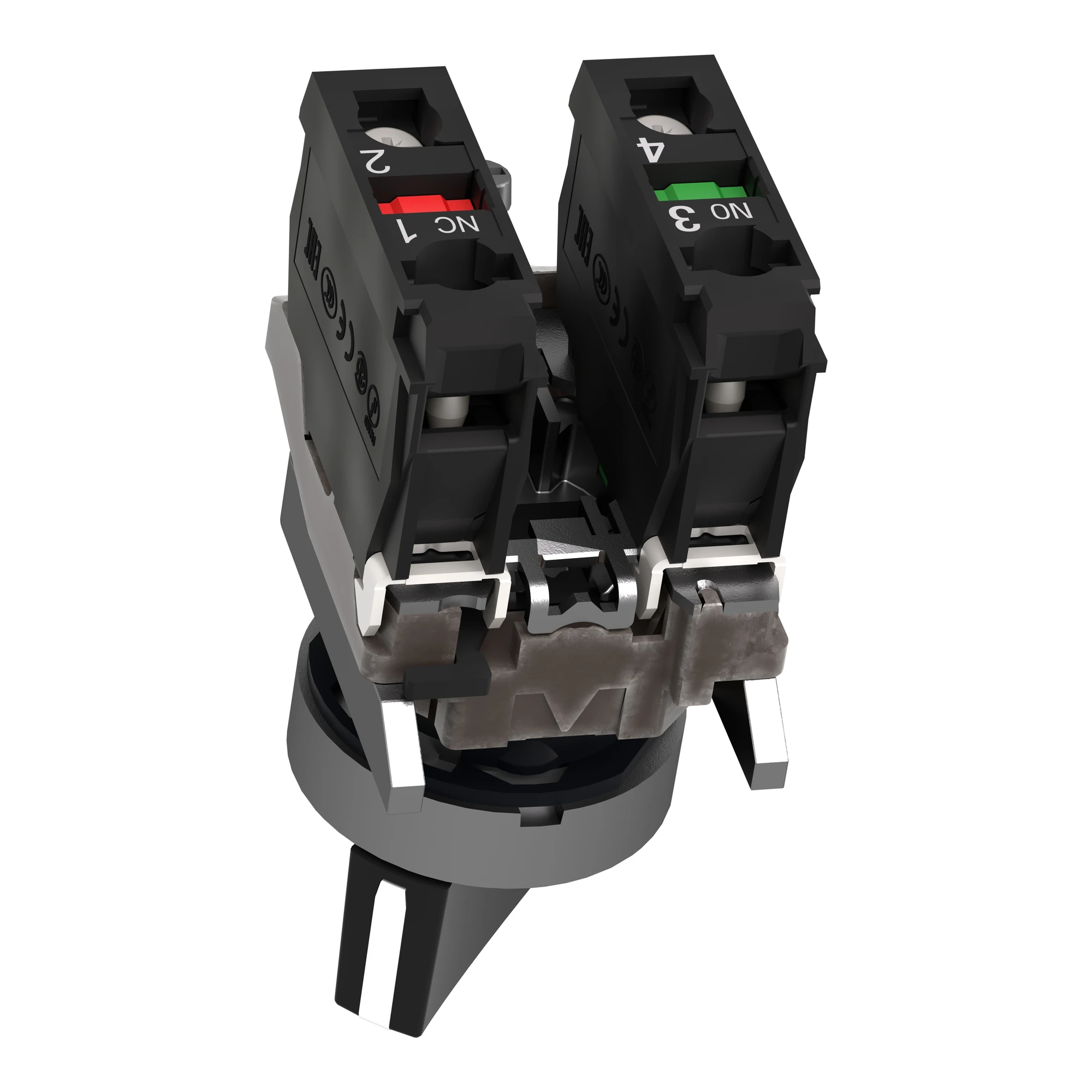 Schneider Electric XB4BD25EX Selector switch, Harmony XB4, metal, 22mm, black, 2 positions, latching, 1NC+1NO, ATEX (img_007) Schneider Electric XB4BD25EX Selector switch, Harmony XB4, metal, 22mm, black, 2 positions, latching, 1NC+1NO, ATEX (img_007)