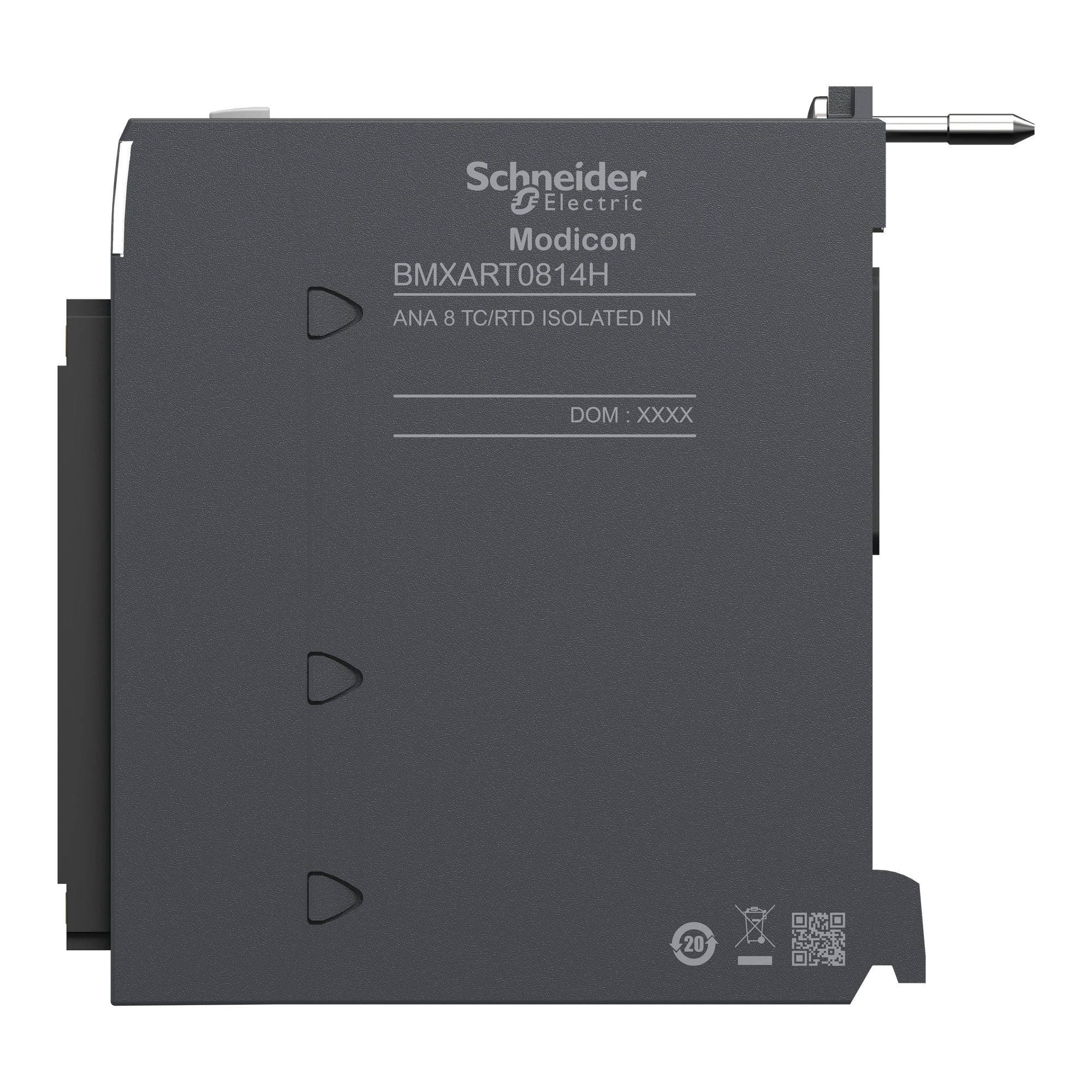 Schneider Electric BMXART0814H Modicon X80 I/O module, analog, 8 inputs, temperature, thermocouple, PT/NI 100/1000 16bit, robust design (img_007) Schneider Electric BMXART0814H Modicon X80 I/O module, analog, 8 inputs, temperature, thermocouple, PT/NI 100/1000 16bit, robust design (img_007)