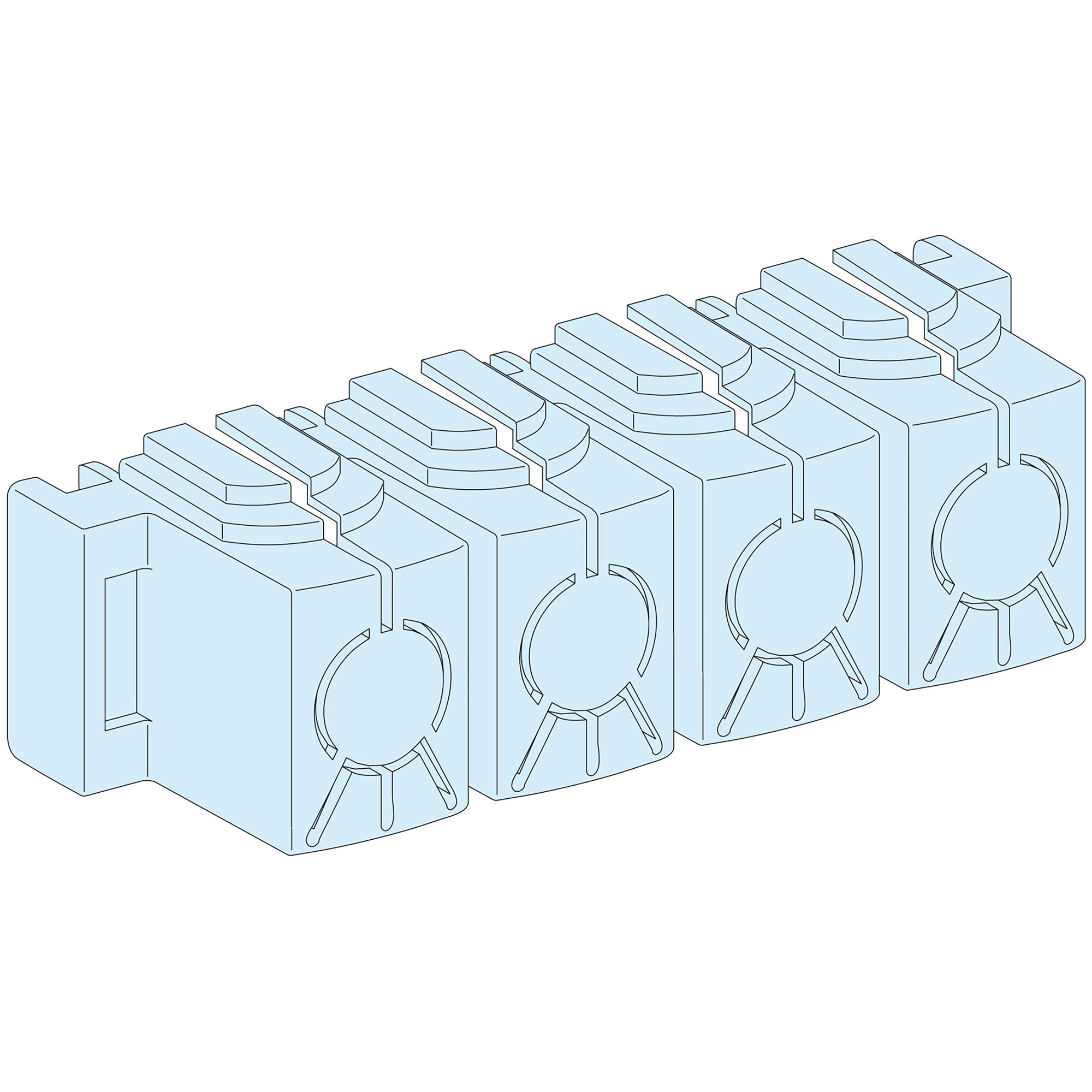 Schneider Electric LVS04150 PrismaSeT-P, Linergy BW, Busbar Connection Cover, (8 pieces) (img_001) Schneider Electric LVS04150 PrismaSeT-P, Linergy BW, Busbar Connection Cover, (8 pieces) (img_001)
