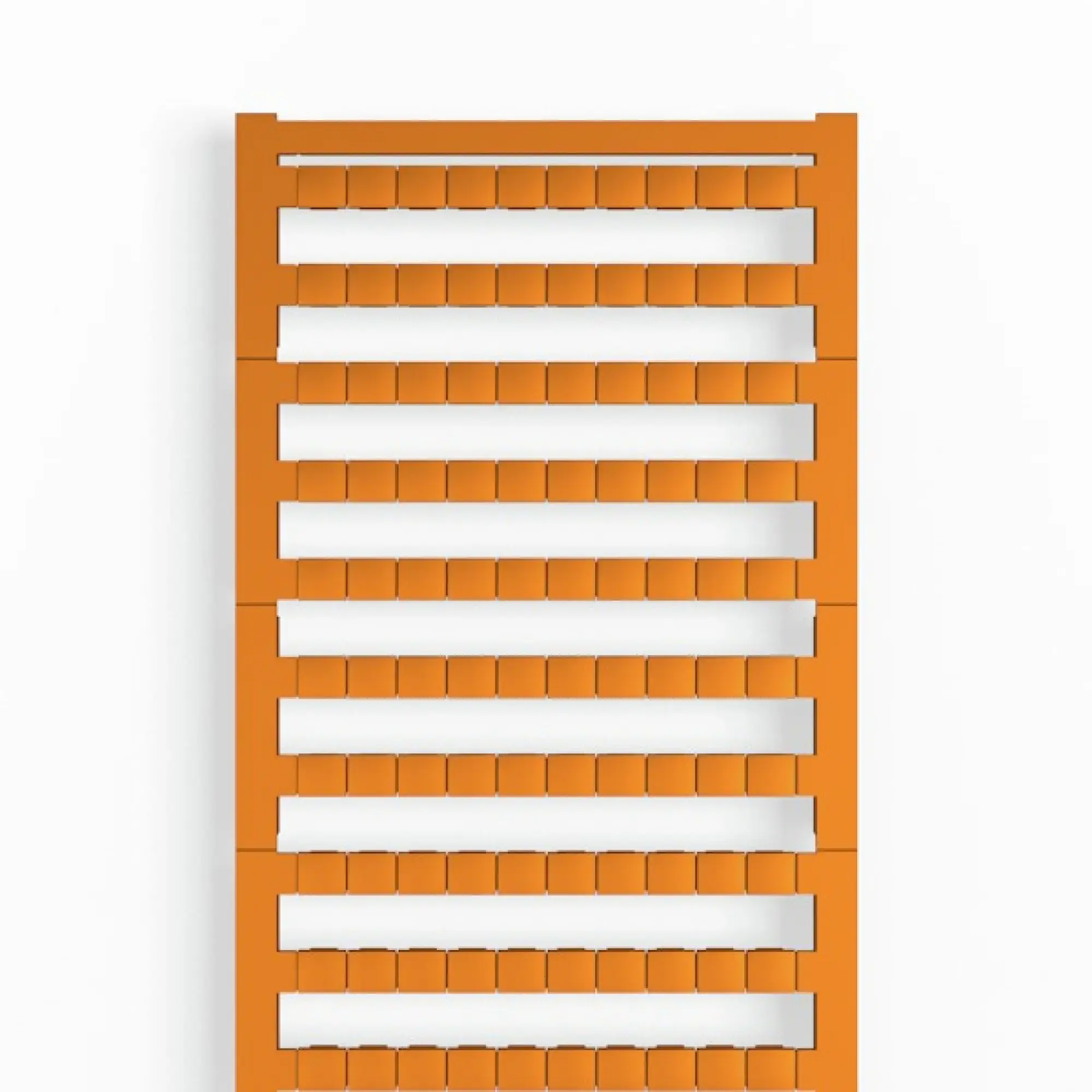 Weidmüller 1378720000 Terminal marking, orange, Pitch in mm: 6.00, Printed characters: neutral, horizontal and vertical, Width: 6 mm, Height: 5 mm (img_001) Weidmüller 1378720000 Terminal marking, orange, Pitch in mm: 6.00, Printed characters: neutral, horizontal and vertical, Width: 6 mm, Height: 5 mm (img_001)