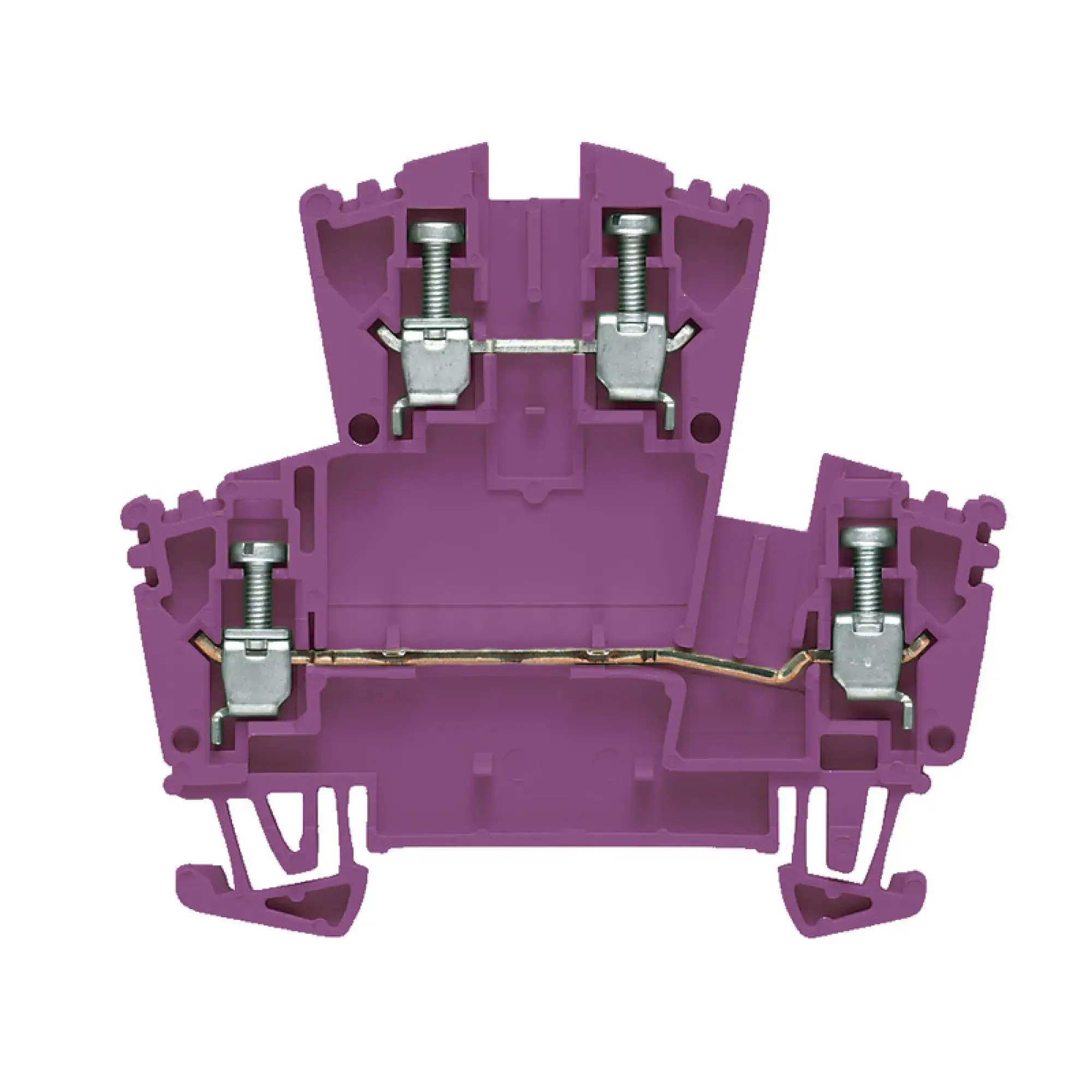 Weidmüller 1068020000 Multi-tier modular terminal, Screw connection, violet, 2.5 mm², 400 V, 400 V, Number of connections: 4, Number of levels: 2, TS 35, V-0, Wemid (img_001) Weidmüller 1068020000 Multi-tier modular terminal, Screw connection, violet, 2.5 mm², 400 V, 400 V, Number of connections: 4, Number of levels: 2, TS 35, V-0, Wemid (img_001)