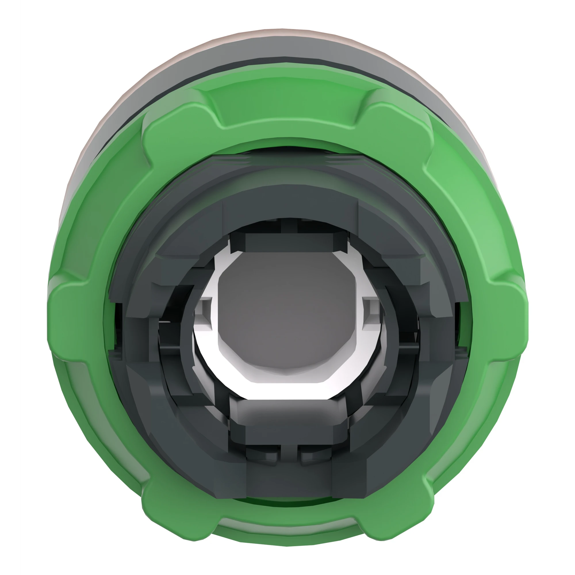 Schneider Electric ZB5AW353S Illuminated Pushbutton, Front Element, Harmony XB5, Plastic, 22mm, Orange, for Universal LED, Grooved Dome (img_002)