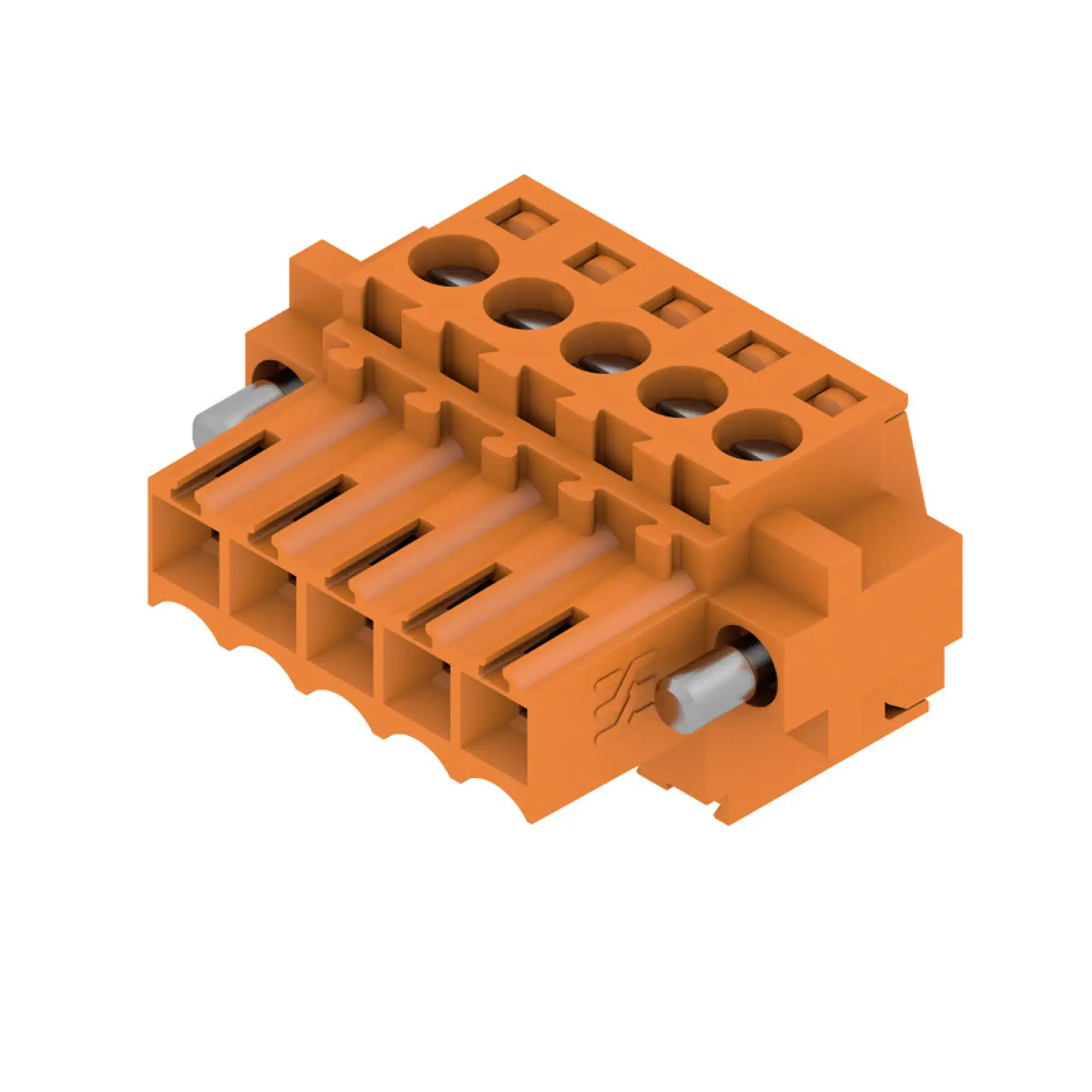 Weidmüller 1606670000 PCB connector (wire connection), 160 V, 17 A, Pitch in mm: 3.50, 1.5 mm², Number of poles: 5, Clamping yoke connection, Box (img_001)