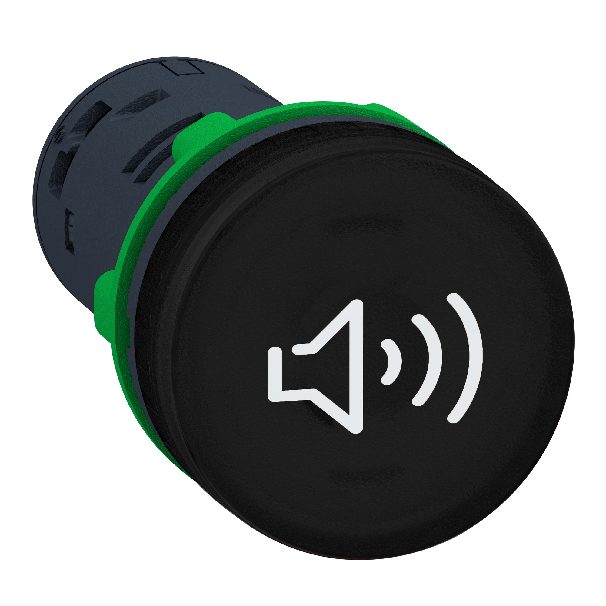 Schneider Electric XB5KSB Buzzer, Beeper, Harmony XB5, Plastic, Non-illuminated, Black, 22mm, 90dB, 24V ACDC (img_001)