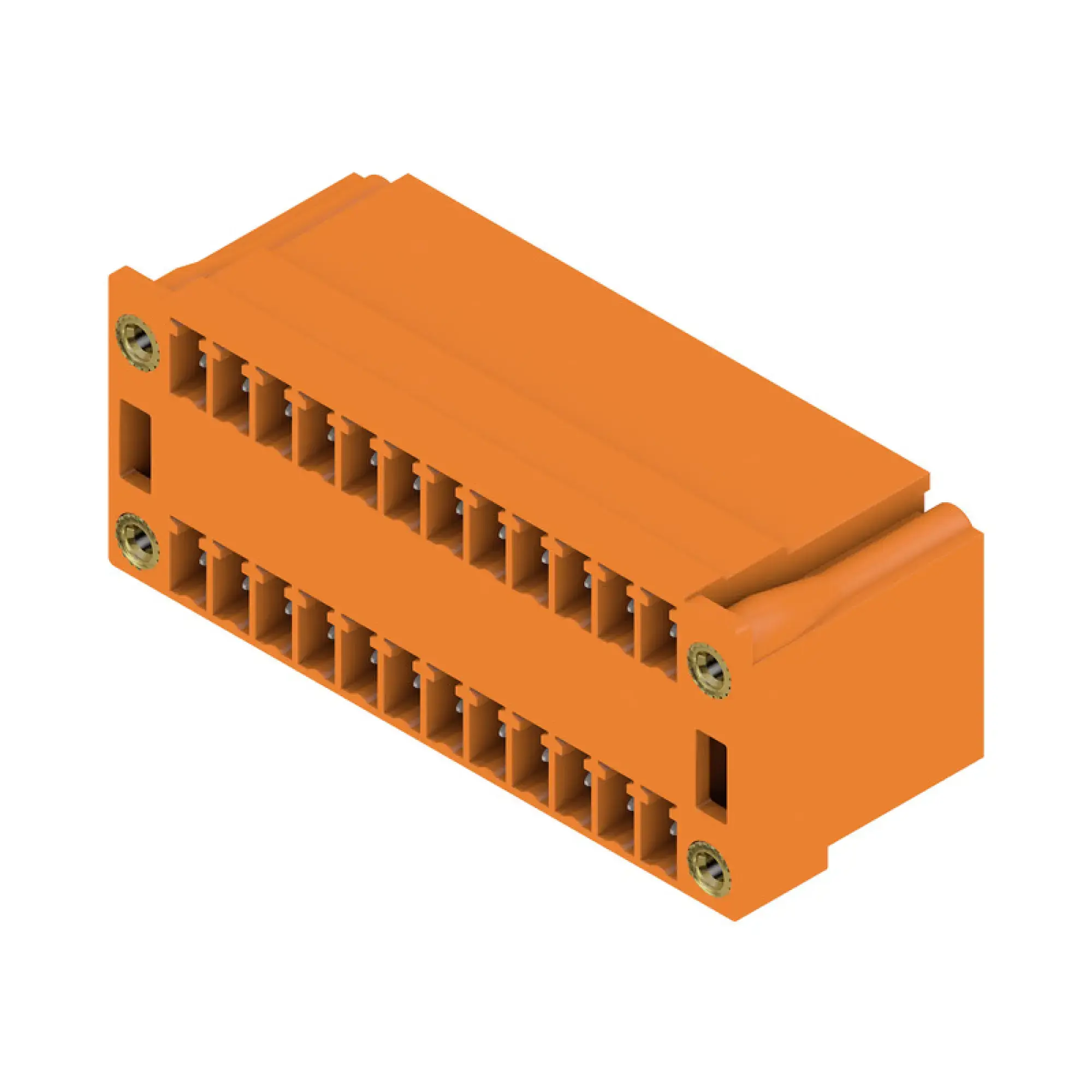 Weidmüller 1973360000 PCB connector (board connection), 160 V, 17.5 A, Pitch in mm: 3.81, Number of poles: 24, THT solder connection, Box (img_001)