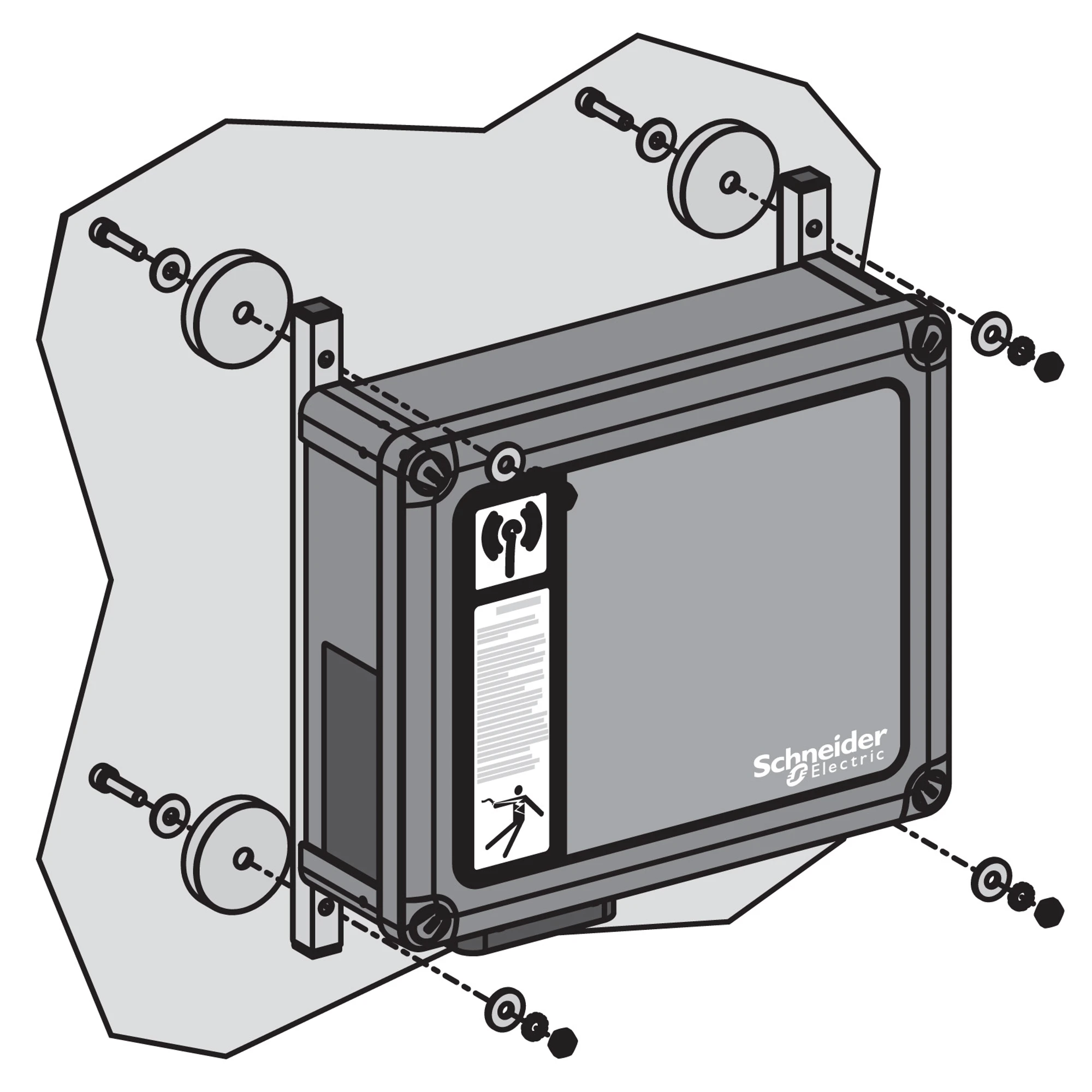 Schneider Electric ZARC091 Bausatz mit Magnethalterung für ZARB-Empfänger (img_001) Schneider Electric ZARC091 Bausatz mit Magnethalterung für ZARB-Empfänger (img_001)