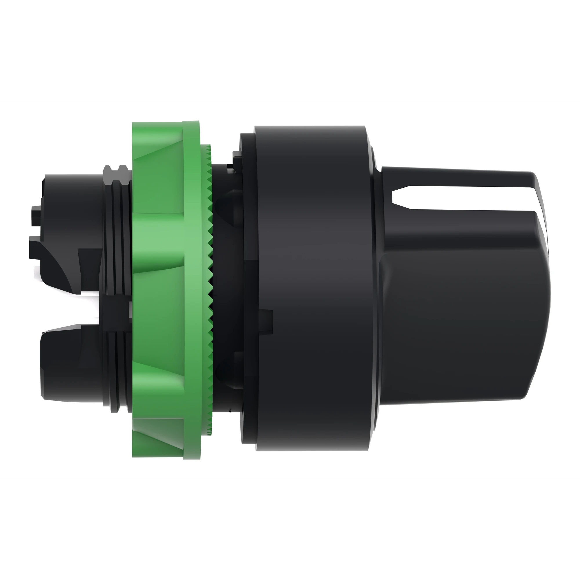 Schneider Electric ZB5AD4 Selector switch, front element, Harmony XB5, plastic, 22mm, black, 2 positions, momentary (img_003)