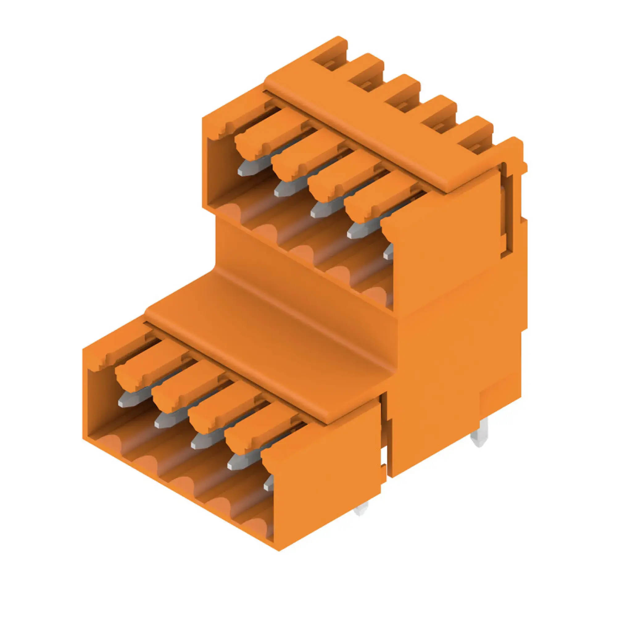Weidmüller 1866770000 PCB connector (board connection), 160 V, 10.5 A, Pitch in mm: 3.50, Number of poles: 10, THT solder connection, Box (img_001)