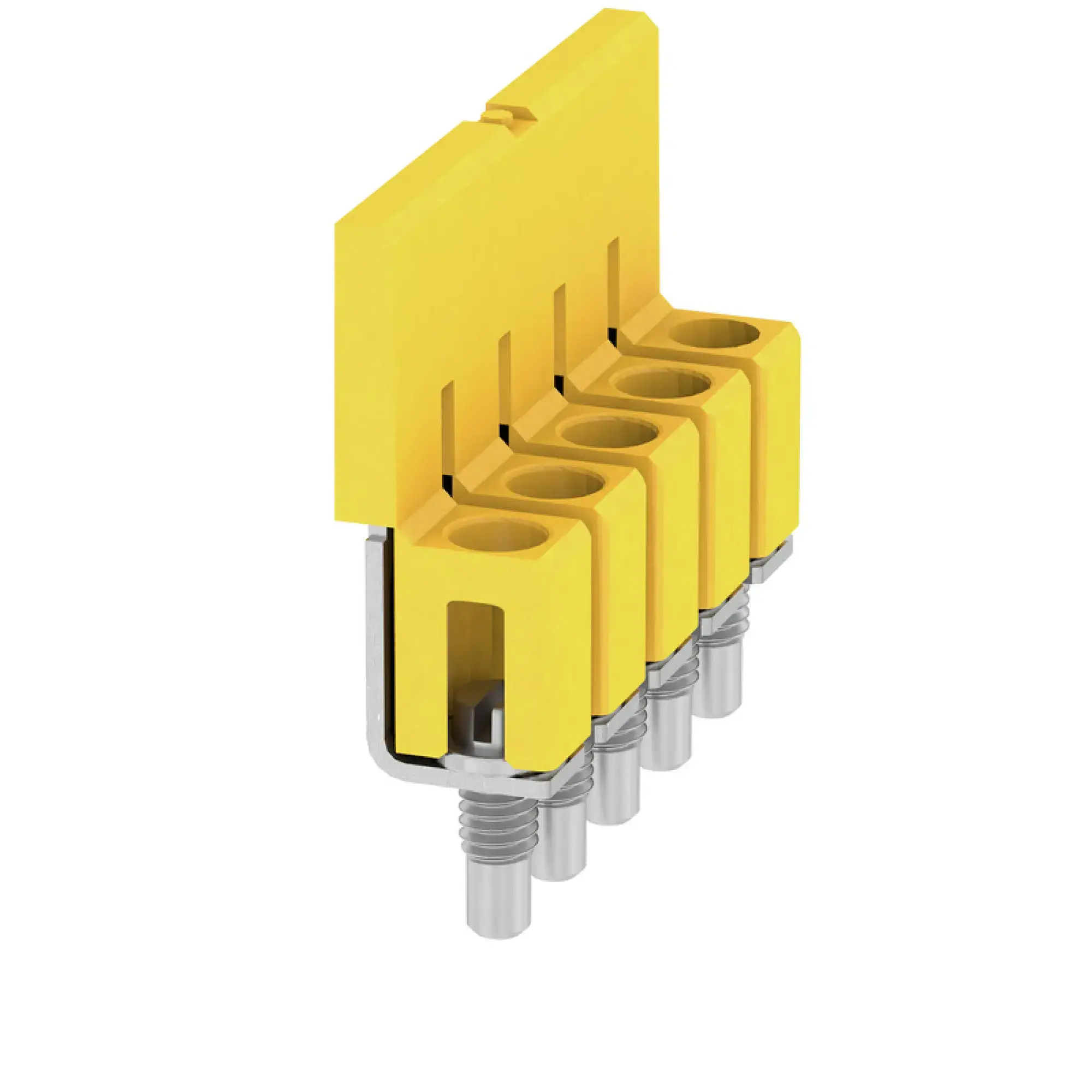 Weidmüller 1053960000 Cross-connector (terminal), when screwed in, yellow, 32 A, Number of poles: 5, Pitch in mm: 5.10, Insulated: Yes, Width: 7 mm (img_001) Weidmüller 1053960000 Cross-connector (terminal), when screwed in, yellow, 32 A, Number of poles: 5, Pitch in mm: 5.10, Insulated: Yes, Width: 7 mm (img_001)