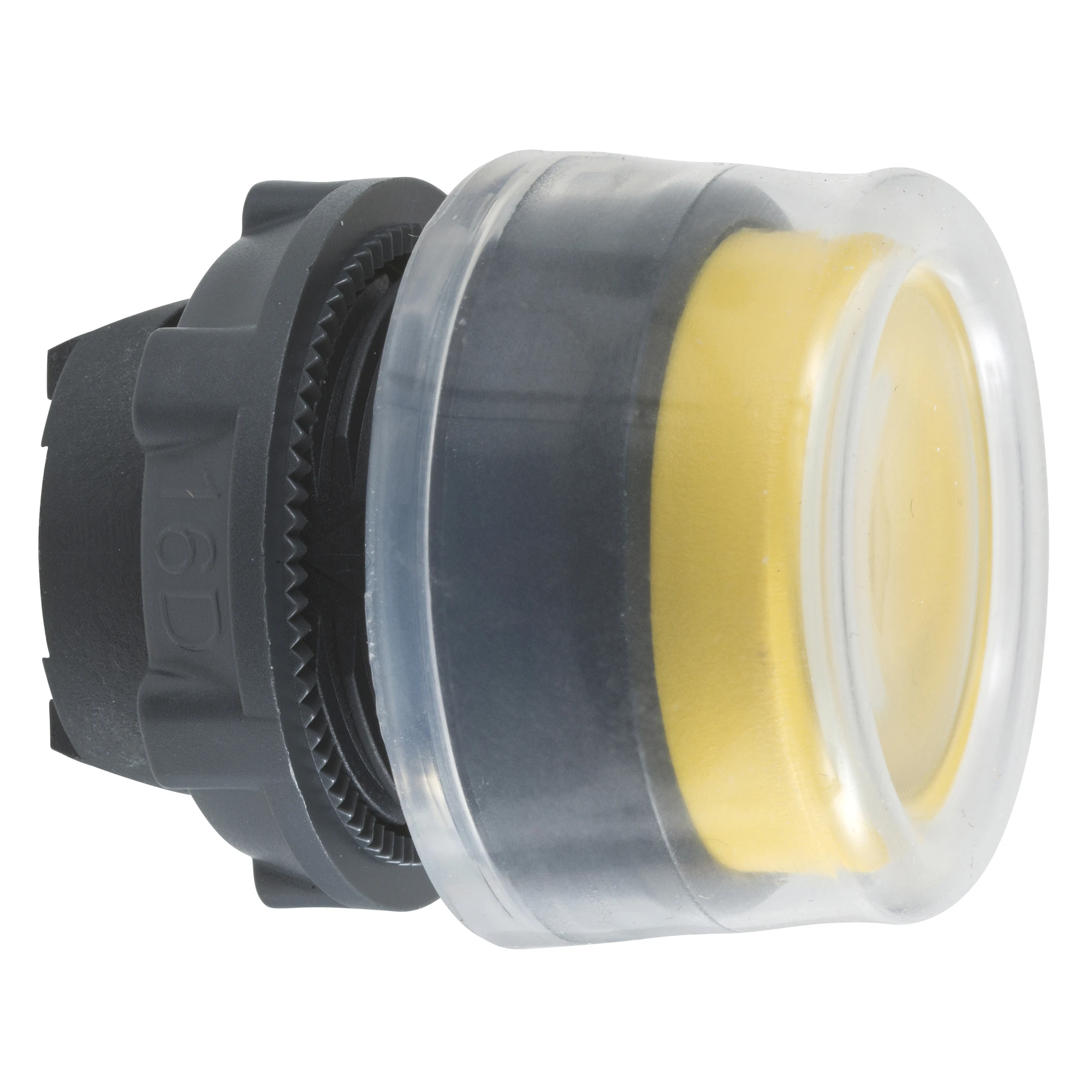 Schneider Electric ZB5AP5 Push-button, front element, Harmony XB5, plastic, 22 mm, yellow, protruding, unmarked, momentary, with protective cap (img_001) Schneider Electric ZB5AP5 Push-button, front element, Harmony XB5, plastic, 22 mm, yellow, protruding, unmarked, momentary, with protective cap (img_001)