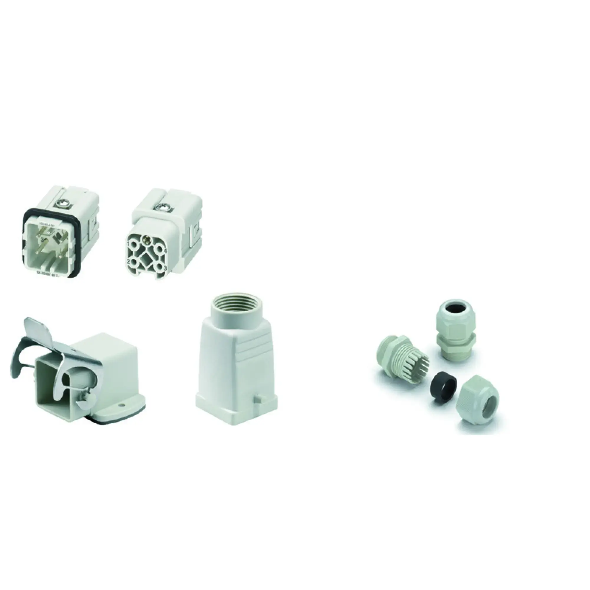 Weidmüller 3123950000 Industrial connectors (set), Series: HA, PUSH IN, Size: 1, Number of poles: 4 HDC-KIT-HA 04.401 P (img_001) Weidmüller 3123950000 Industrial connectors (set), Series: HA, PUSH IN, Size: 1, Number of poles: 4 HDC-KIT-HA 04.401 P (img_001)