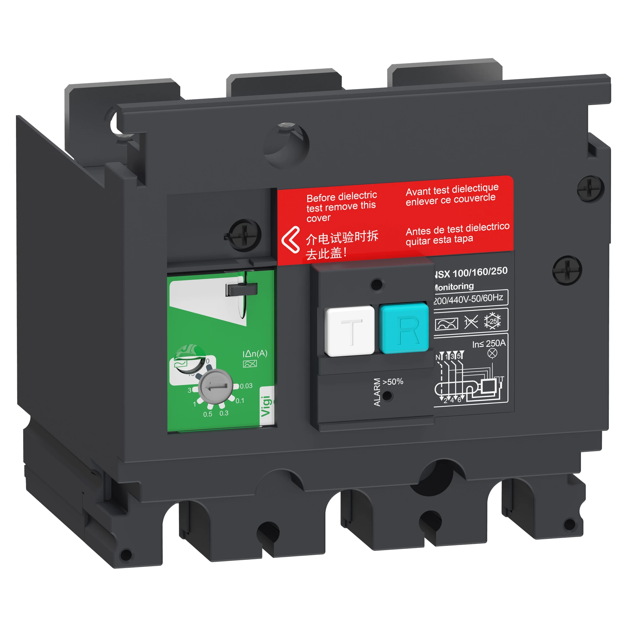 Schneider Electric LV429498 Insulation monitoring VigiPacT addon module Alarm for ComPacT NSX 100/160/250 3P 200 VAC to 440 VAC 30 mA to 30 A type A (img_001) Schneider Electric LV429498 Insulation monitoring VigiPacT addon module Alarm for ComPacT NSX 100/160/250 3P 200 VAC to 440 VAC 30 mA to 30 A type A (img_001)