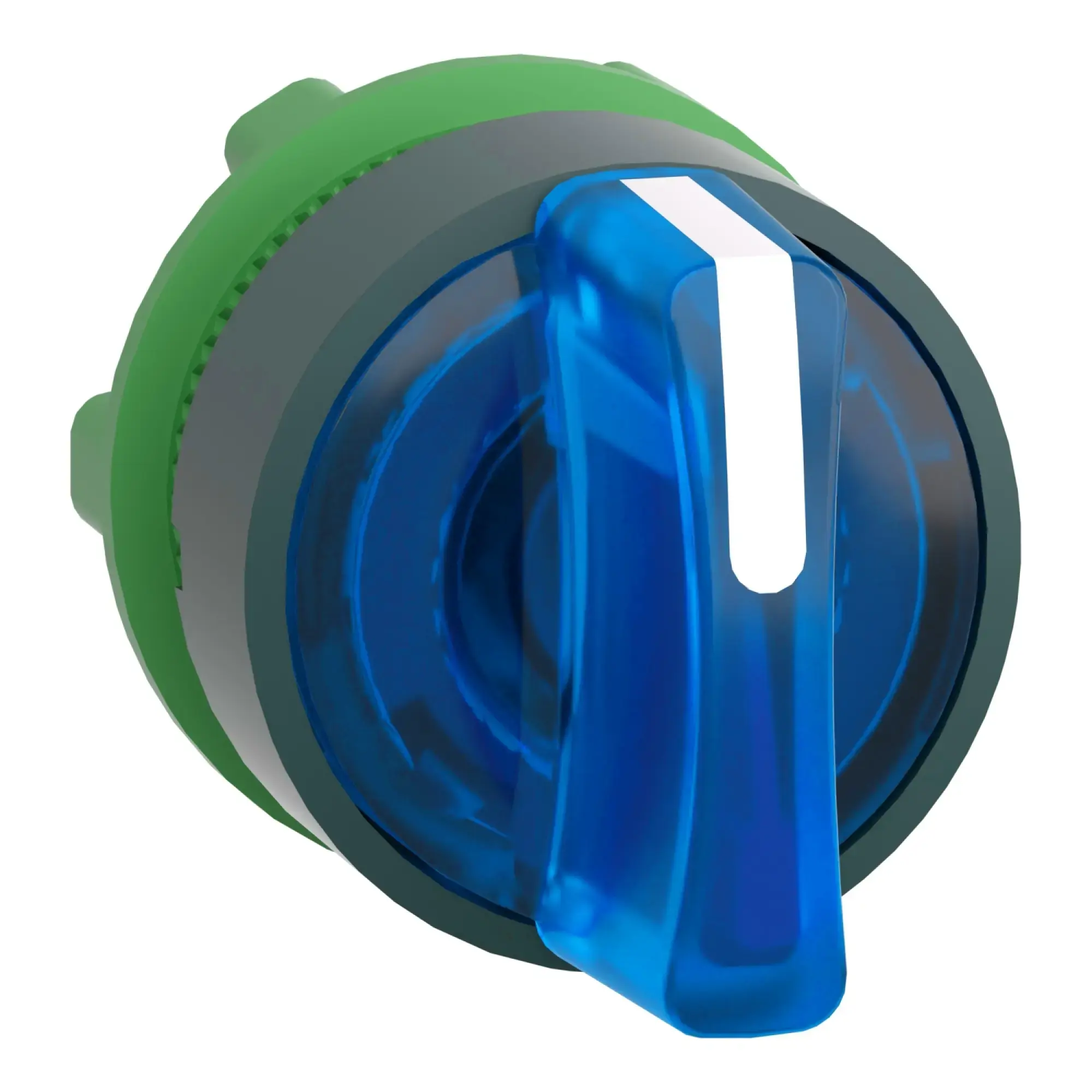 Schneider Electric ZB5AK1563 Illuminated Selector Switch, Front Element, Harmony XB5, Plastic, 22mm, Blue, for Universal LED, 3 Positions, Centered Resting (img_008)