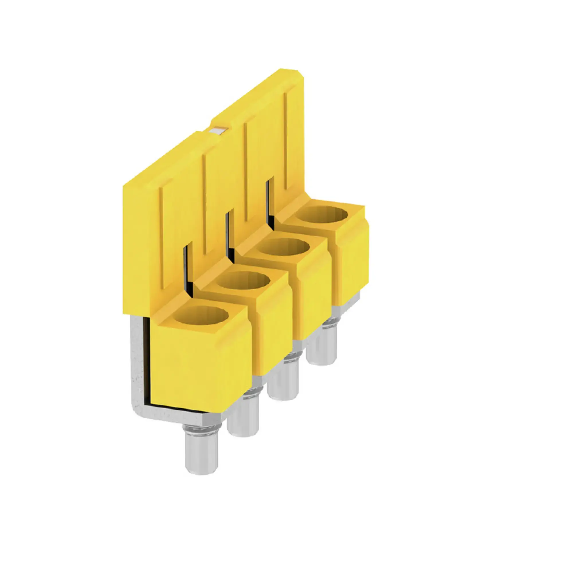 Weidmüller 1054860000 Cross-connector (terminal), when screwed in, yellow, 57 A, Number of poles: 4, Pitch in mm: 8.00, Insulated: Yes, Width: 7.6 mm (img_001) Weidmüller 1054860000 Cross-connector (terminal), when screwed in, yellow, 57 A, Number of poles: 4, Pitch in mm: 8.00, Insulated: Yes, Width: 7.6 mm (img_001)
