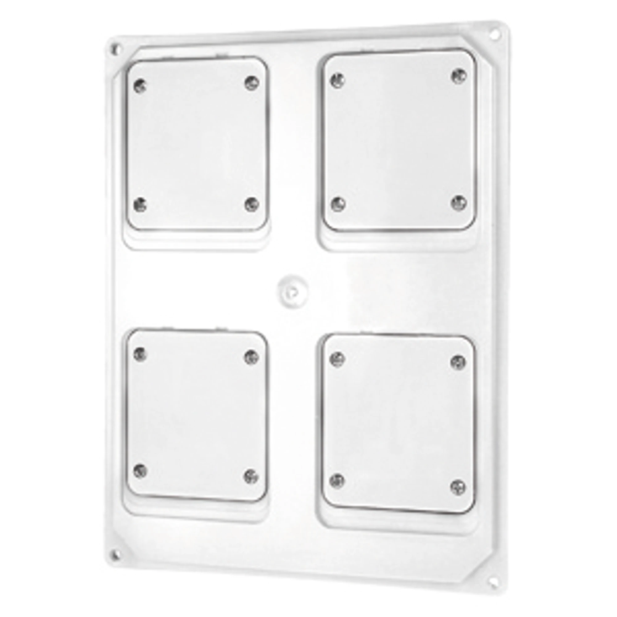 GEWISS GW68748W QMC16/63 - FLANGED PANEL - 4 FLUSH MOUNTING FLANGES 16/32A - WHITE (img_001)