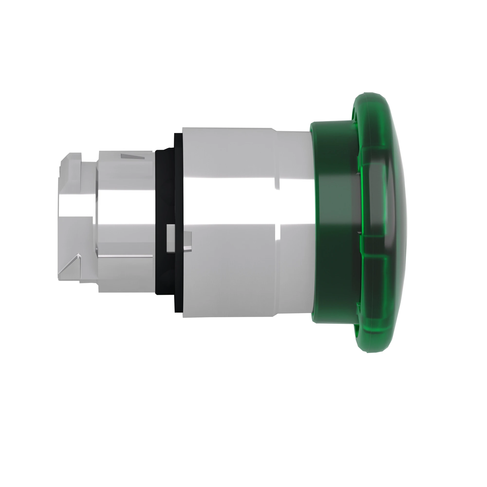 Schneider Electric ZB4BW633 Mushroom push button, front element, Harmony XB4, metal, 22mm, illuminated, green, pull release, for universal LED (img_003)