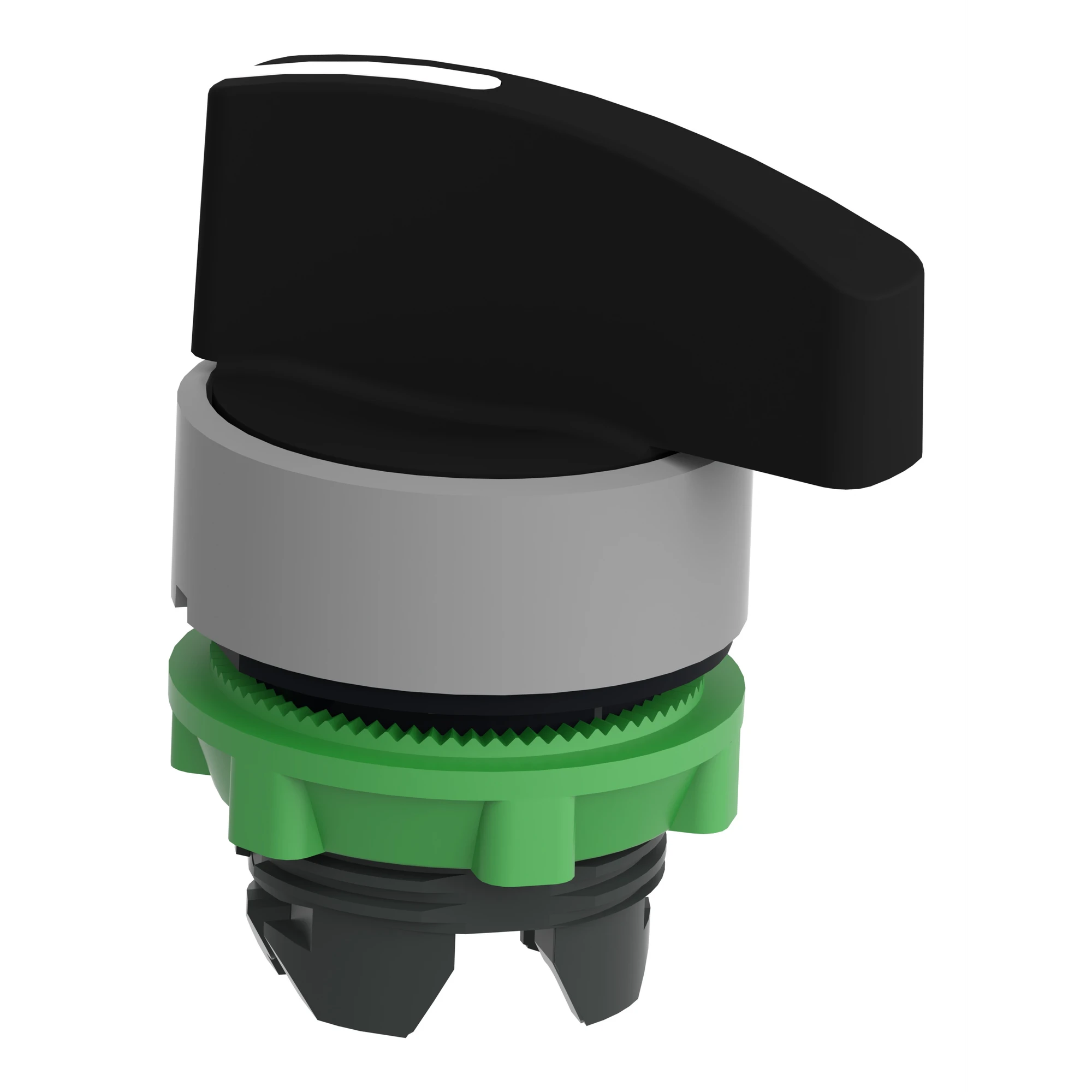 Schneider Electric ZB5AJ2C0 Selector switch, front element, Harmony XB5, plastic, 22mm, light grey, black, 2 positions, long toggle, latching (img_007) Schneider Electric ZB5AJ2C0 Selector switch, front element, Harmony XB5, plastic, 22mm, light grey, black, 2 positions, long toggle, latching (img_007)