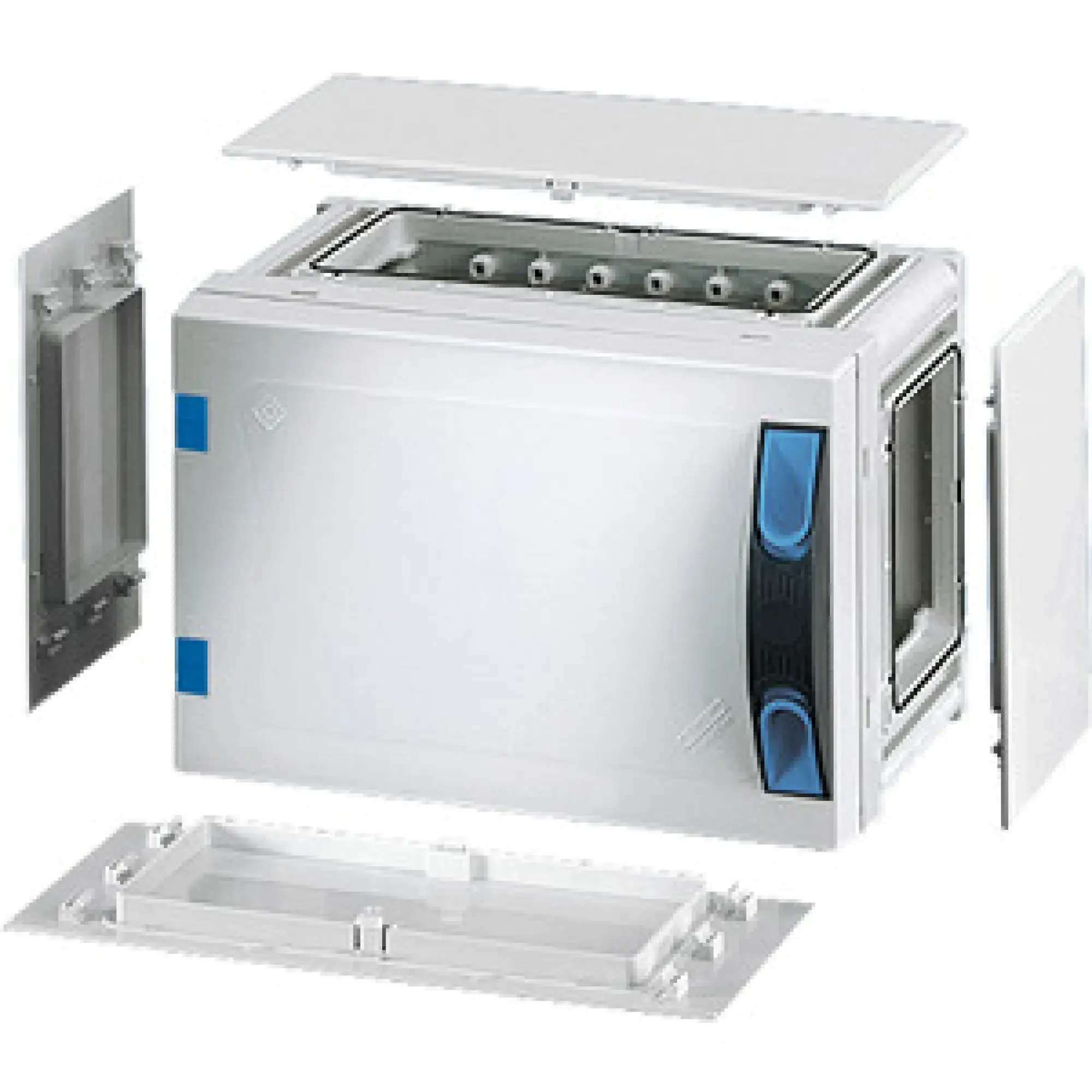 Hensel 68000303 ENYSTAR-Leergehäuse, Einbaumaße 216x126x136mm, nicht durchsichtiger Tür FP 0151 (img_001)