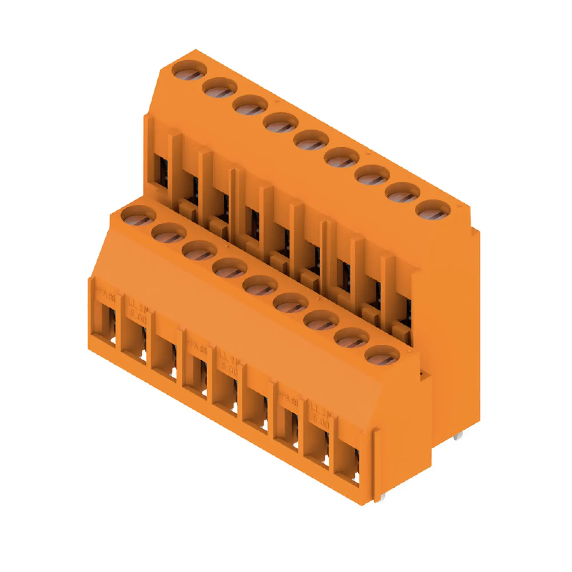 Weidmüller 1977320000 PCB terminal, 320 V, 32.5 A, Pitch in mm: 5.00, 6 mm², Number of poles: 18, Clamping yoke connection, THT solder connection, 90°, Box (img_001) Weidmüller 1977320000 PCB terminal, 320 V, 32.5 A, Pitch in mm: 5.00, 6 mm², Number of poles: 18, Clamping yoke connection, THT solder connection, 90°, Box (img_001)