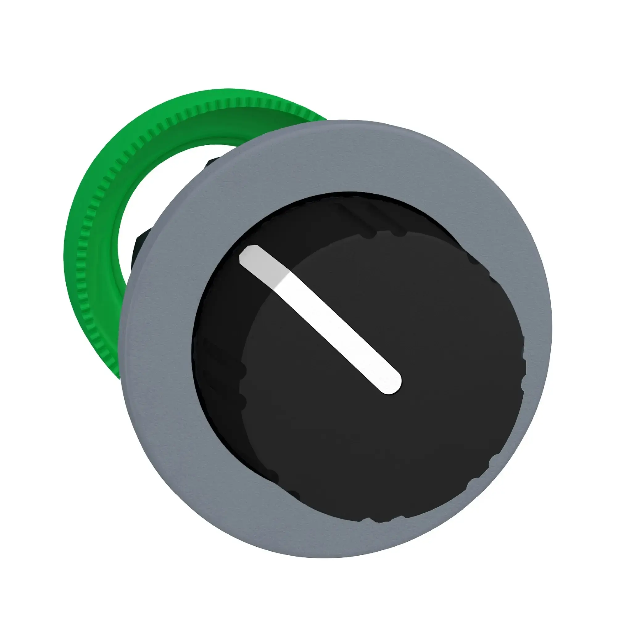 Schneider Electric ZB5FD49C0 Rotary switch, front element, Harmony XB5F, plastic, 30mm, light gray, black, 2 positions, momentary (img_002) Schneider Electric ZB5FD49C0 Rotary switch, front element, Harmony XB5F, plastic, 30mm, light gray, black, 2 positions, momentary (img_002)