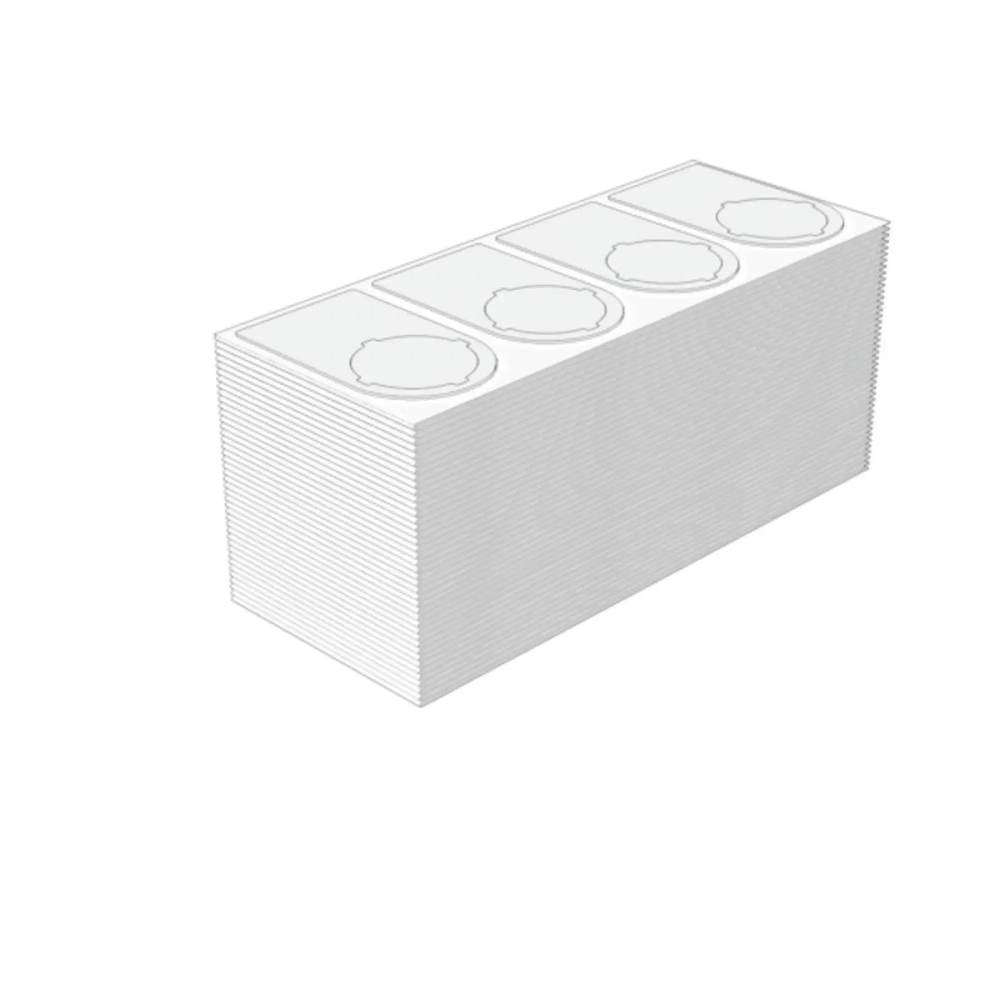 Weidmüller 2621150000 Device marking, Width: 27 mm, Polyester, white, Operating temperature range: -30...80 °C (img_001)