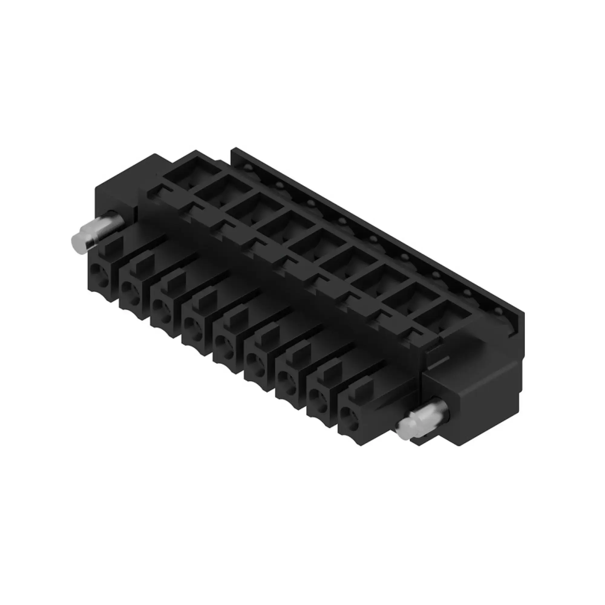 Weidmüller 1899540000 PCB connector (wire connection), 160 V, 17.5 A, Pitch in mm: 3.81, 1.5 mm², Number of poles: 9, Clamping yoke connection, Box (img_001)