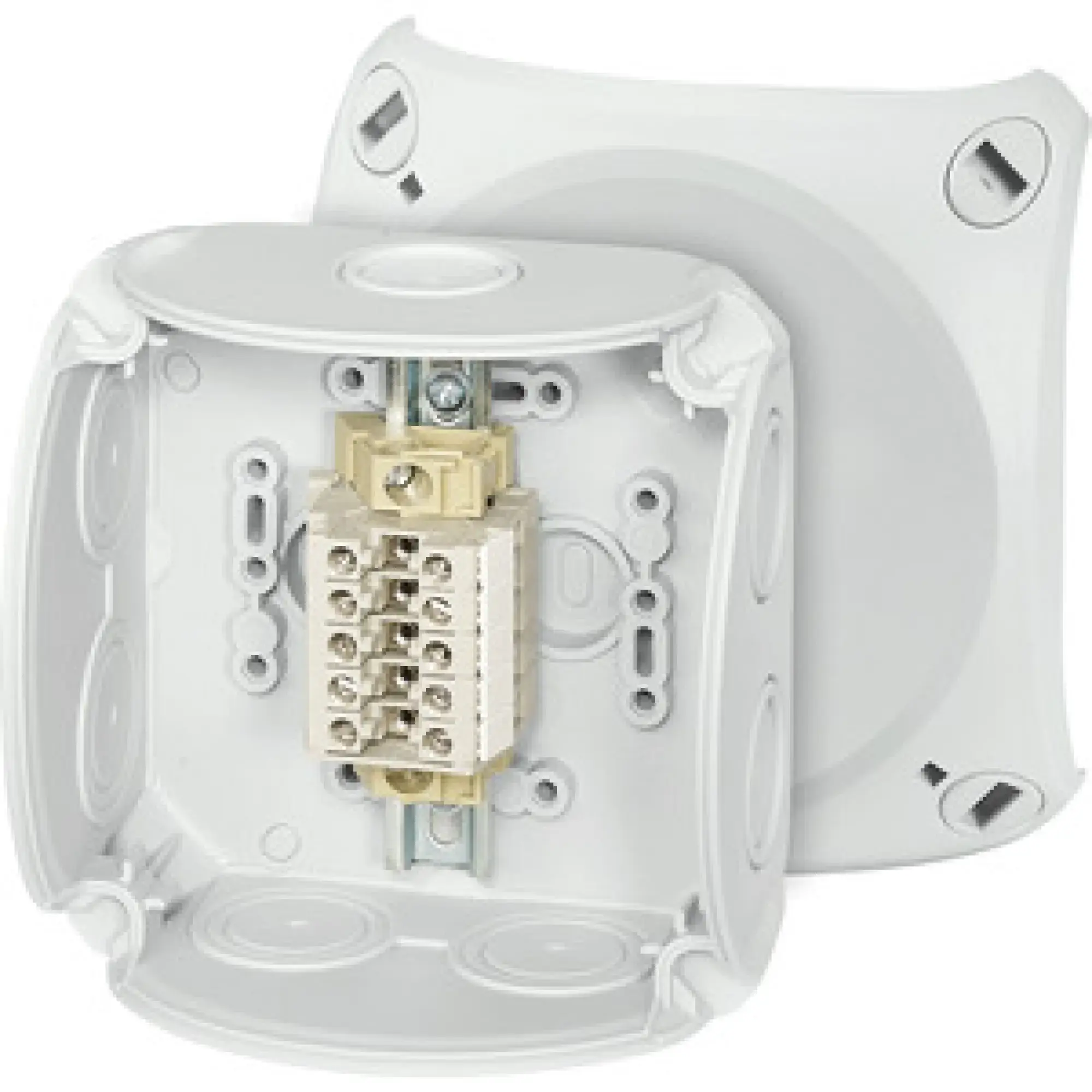 Hensel 62000174 Reihenklemmenkasten 1,5-6 qmm, 5 Klemmen WKM, mit Außenbefestigung RK 0405 T (img_001) Hensel 62000174 Reihenklemmenkasten 1,5-6 qmm, 5 Klemmen WKM, mit Außenbefestigung RK 0405 T (img_001)