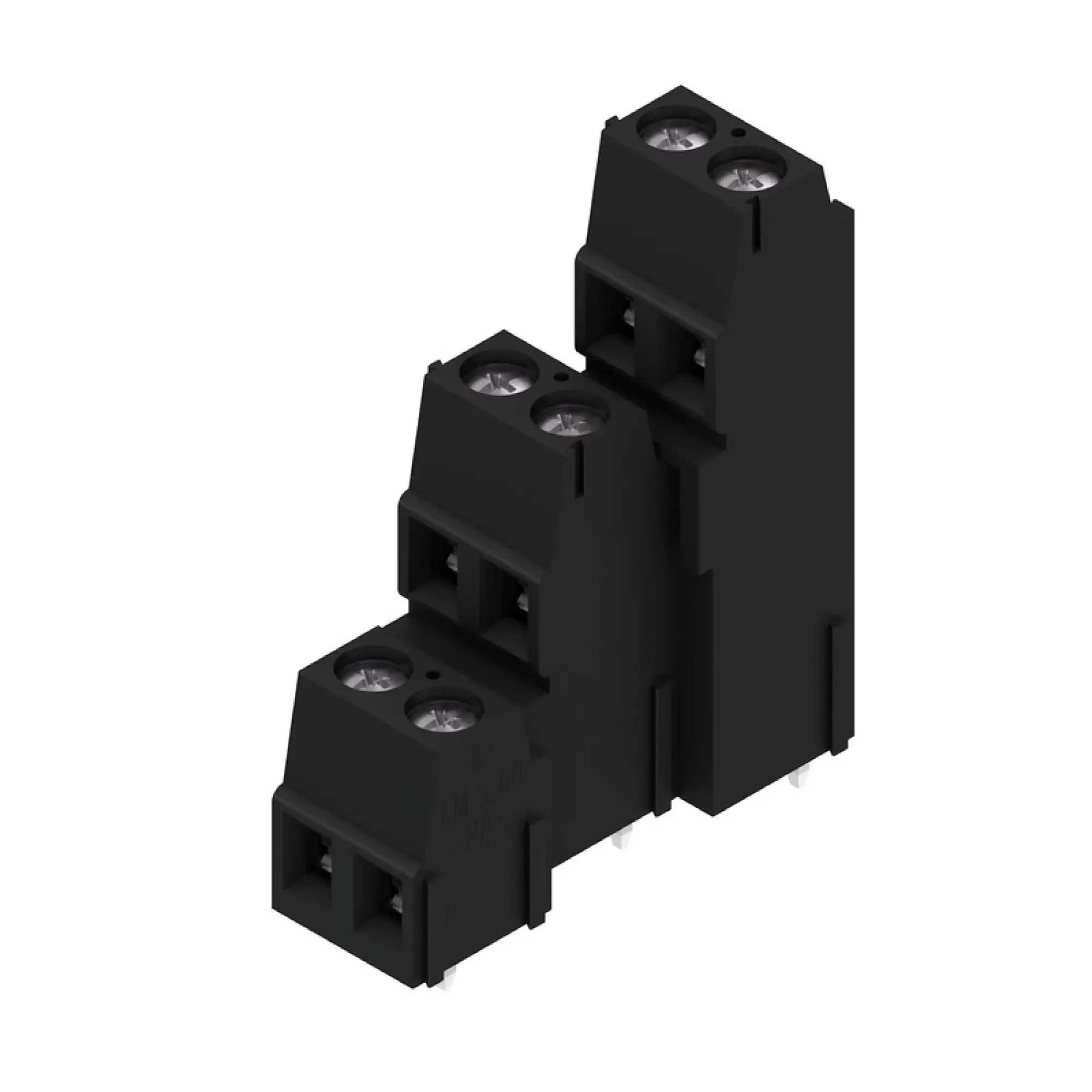 Weidmüller 1769930000 PCB terminal, 320 V, 17.5 A, Pitch in mm: 5.08, 2.5 mm², Number of poles: 6, Clamping yoke connection, THT solder connection, 90°, Box (img_001)