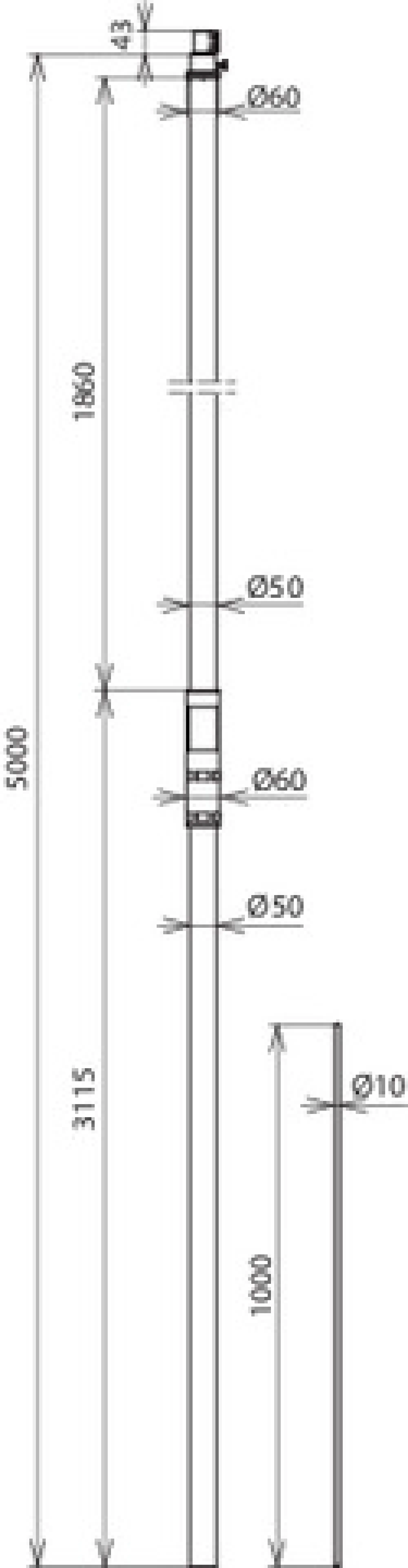 Dehn 105565 Supp. tube D 50mm L 5000mm GRP/Al w. air-term. rod D 10mm L 1000mm (img_004) Dehn 105565 Supp. tube D 50mm L 5000mm GRP/Al w. air-term. rod D 10mm L 1000mm (img_004)