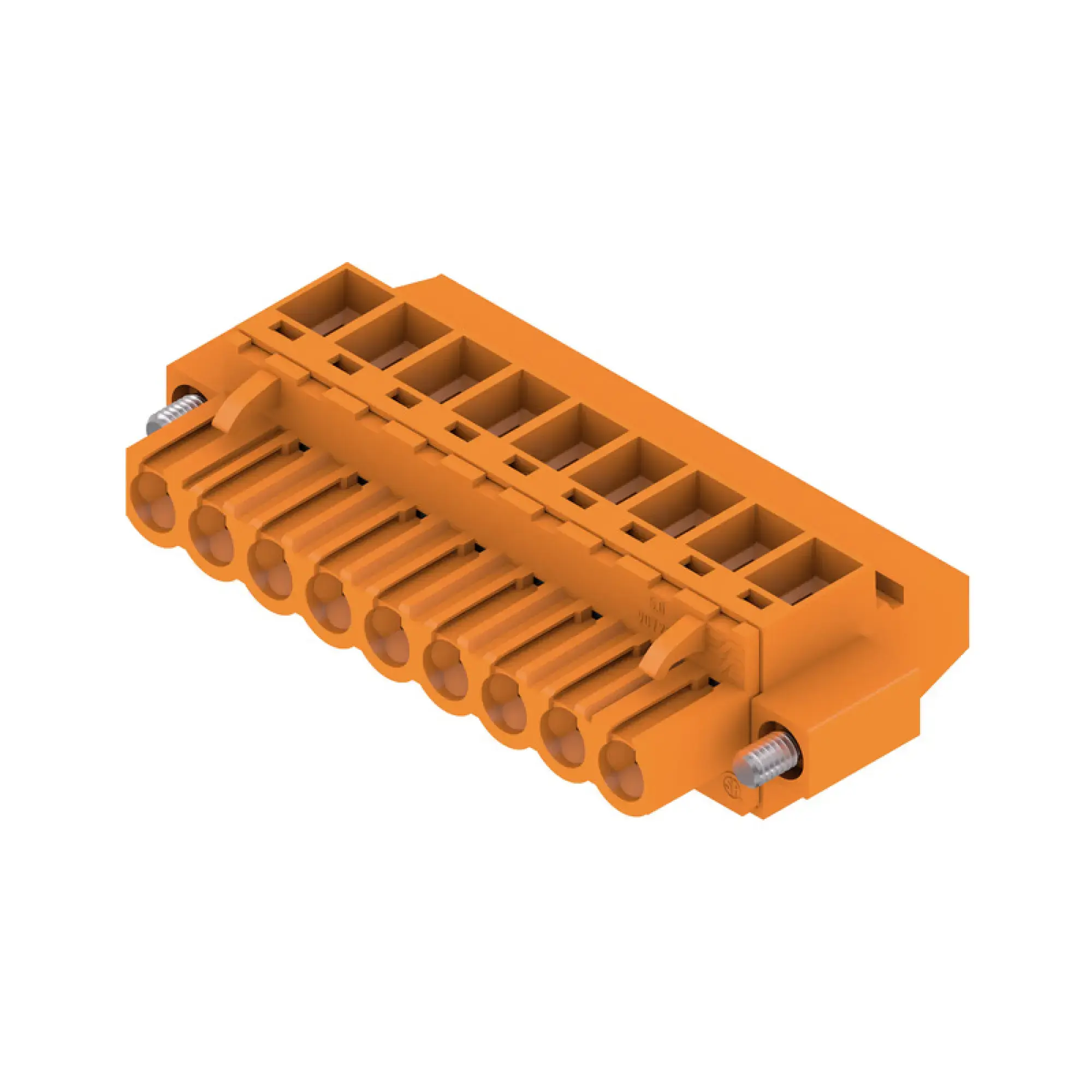 Weidmüller 1959440000 PCB connector (wire connection), 320 V, 23 A, Pitch in mm: 5.00, 4 mm², Number of poles: 9, Clamping yoke connection, Box (img_001) Weidmüller 1959440000 PCB connector (wire connection), 320 V, 23 A, Pitch in mm: 5.00, 4 mm², Number of poles: 9, Clamping yoke connection, Box (img_001)