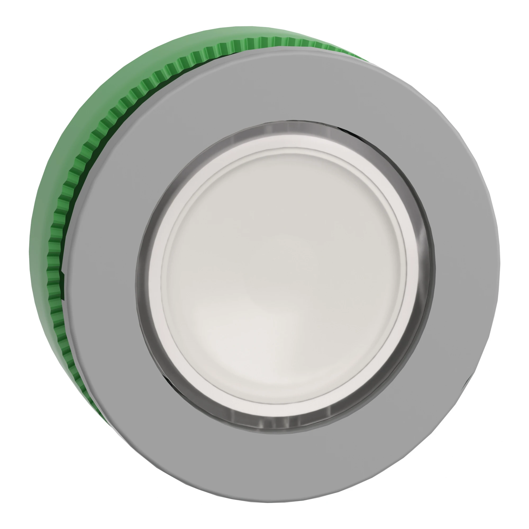 Schneider Electric ZB5FW313C0 Illuminated Pushbutton, Front Element, Harmony XB5F, Plastic, 30mm, Light Grey, White, for Universal LED (img_001)