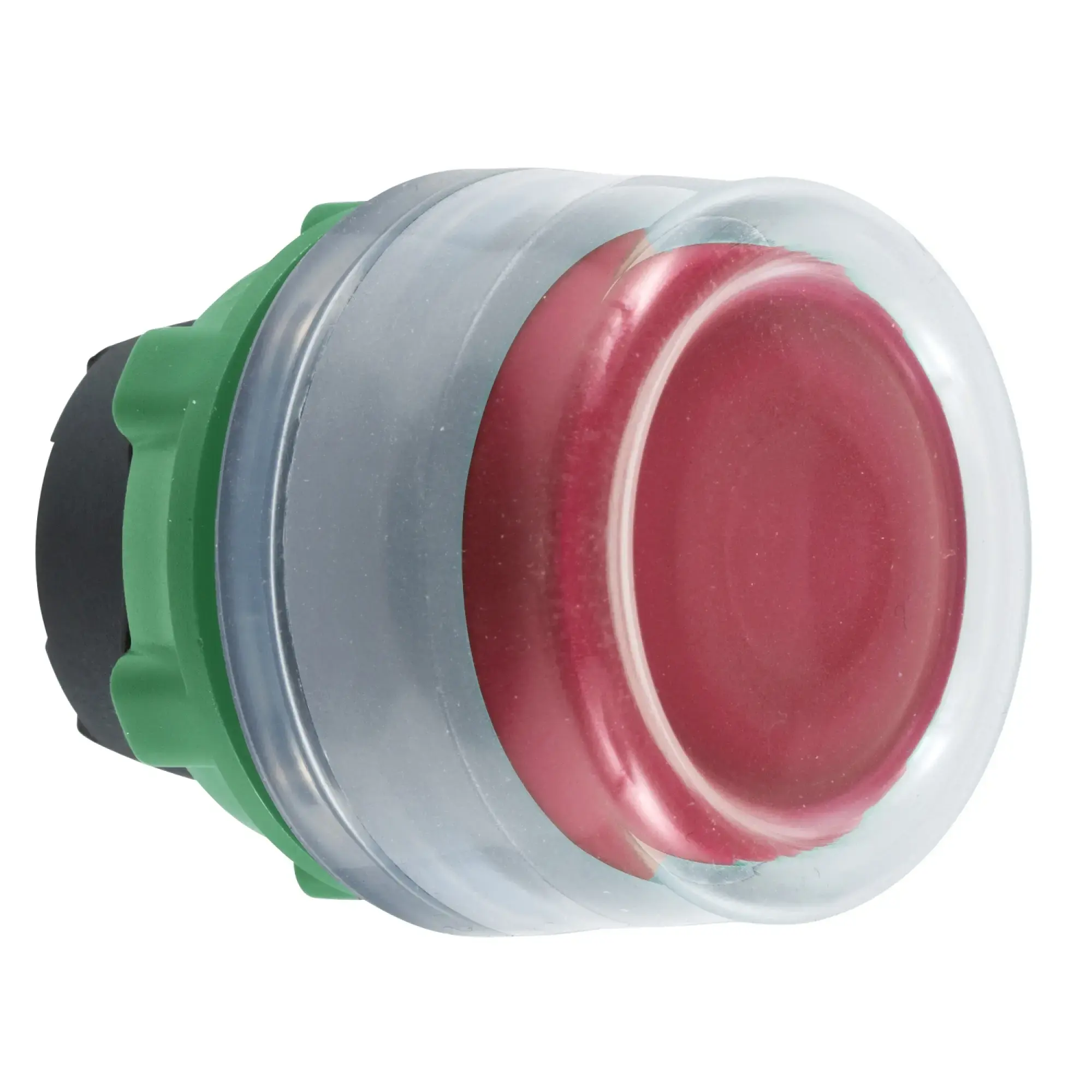Schneider Electric ZB5APA4C0 Push Button, Front Element, Harmony XB5, Plastic, 22mm, Light Grey, Red, Blank, Momentary, with Protective Cover (img_002)